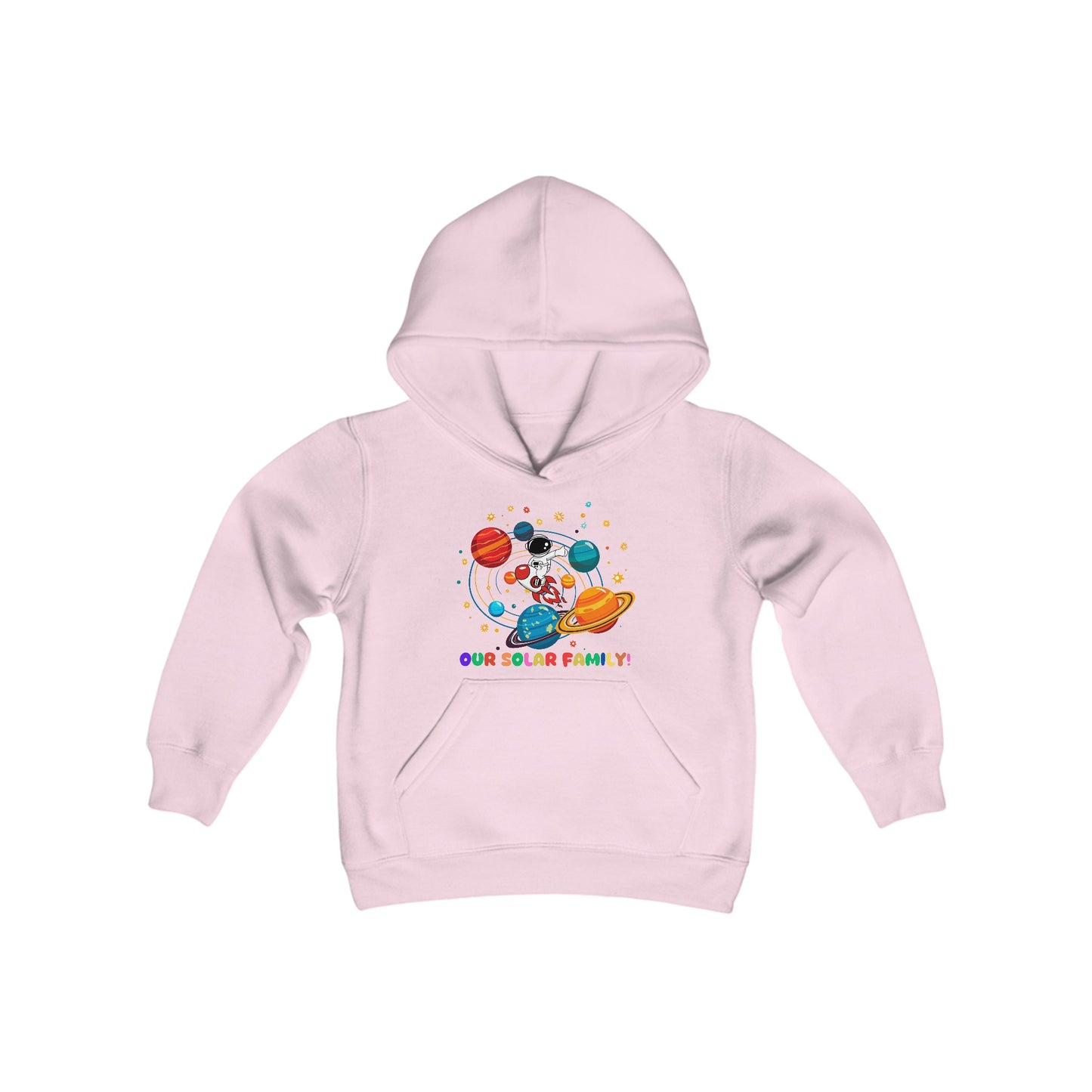 Our Solar Family! - Youth Heavy Blend Hooded Sweatshirt