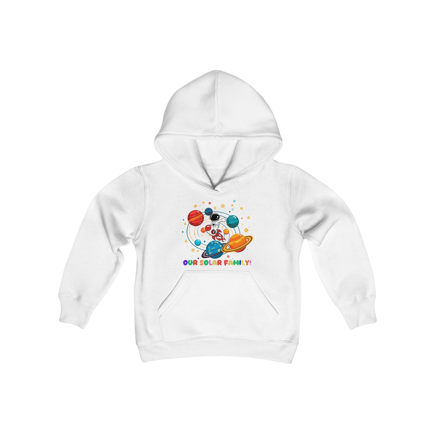 Our Solar Family! - Youth Heavy Blend Hooded Sweatshirt