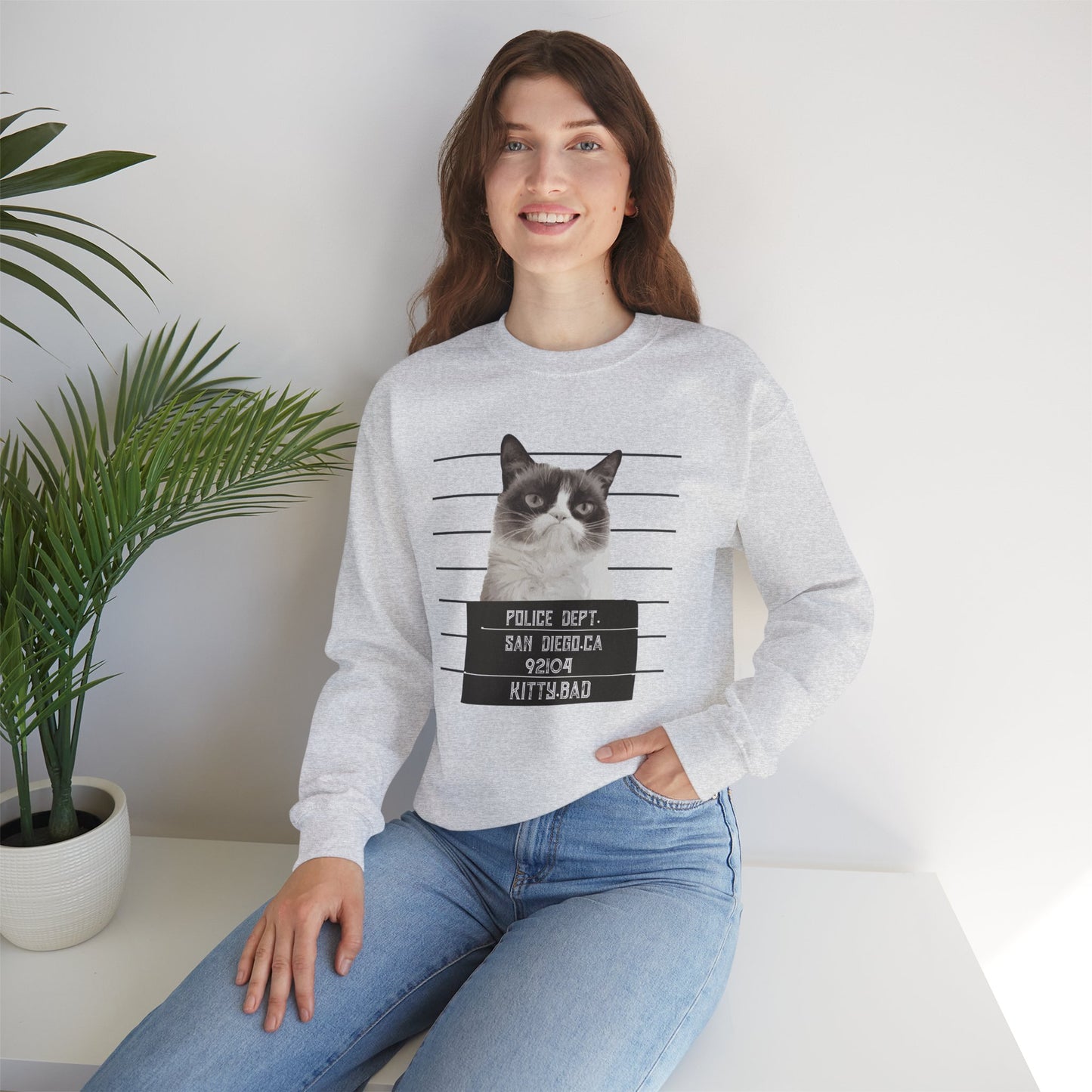 Kitty Bad - Unisex Heavy Blend™ Crewneck Sweatshirt