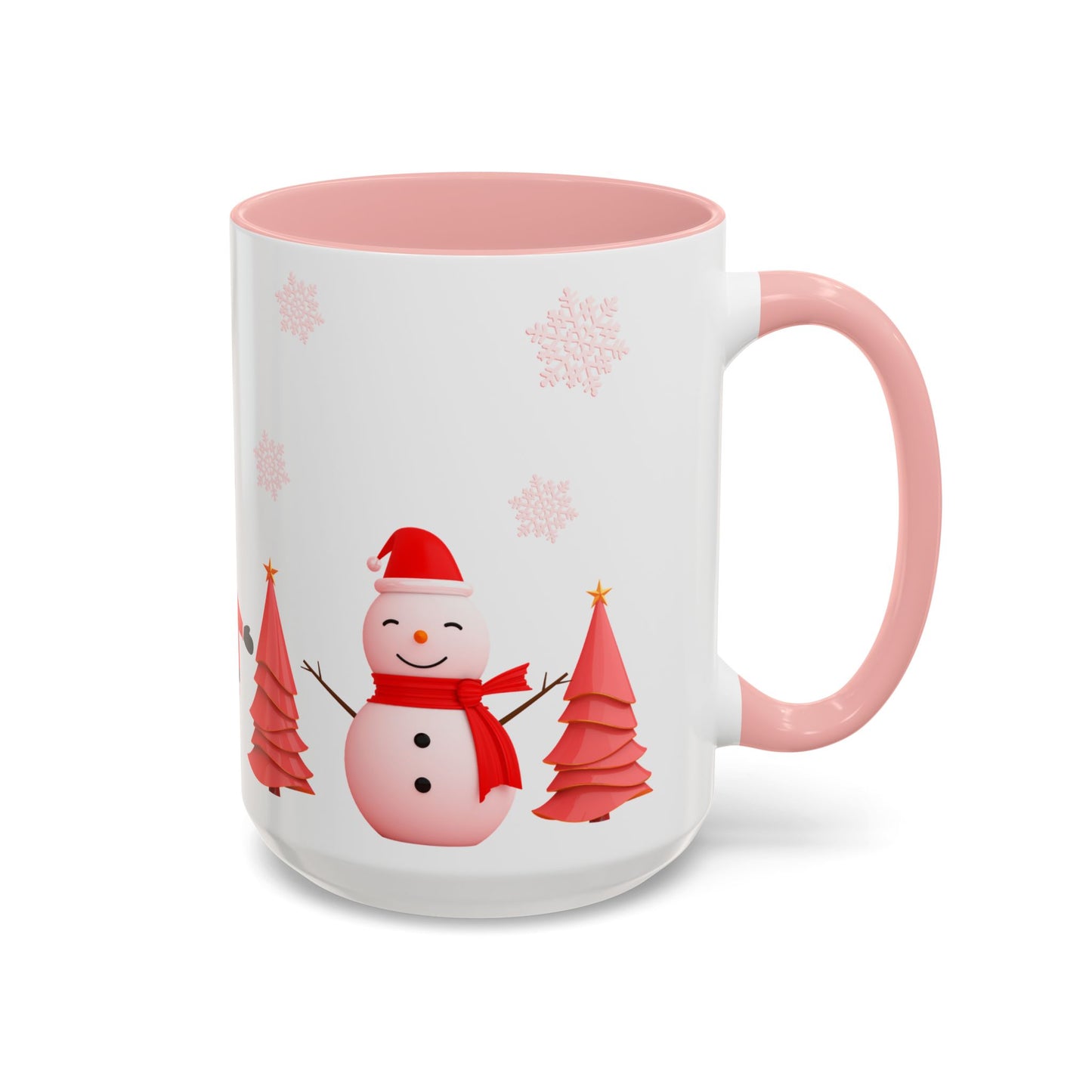 Santa, Snowman & Reindeer - Accent Coffee Mug (11, 15oz) - 10303