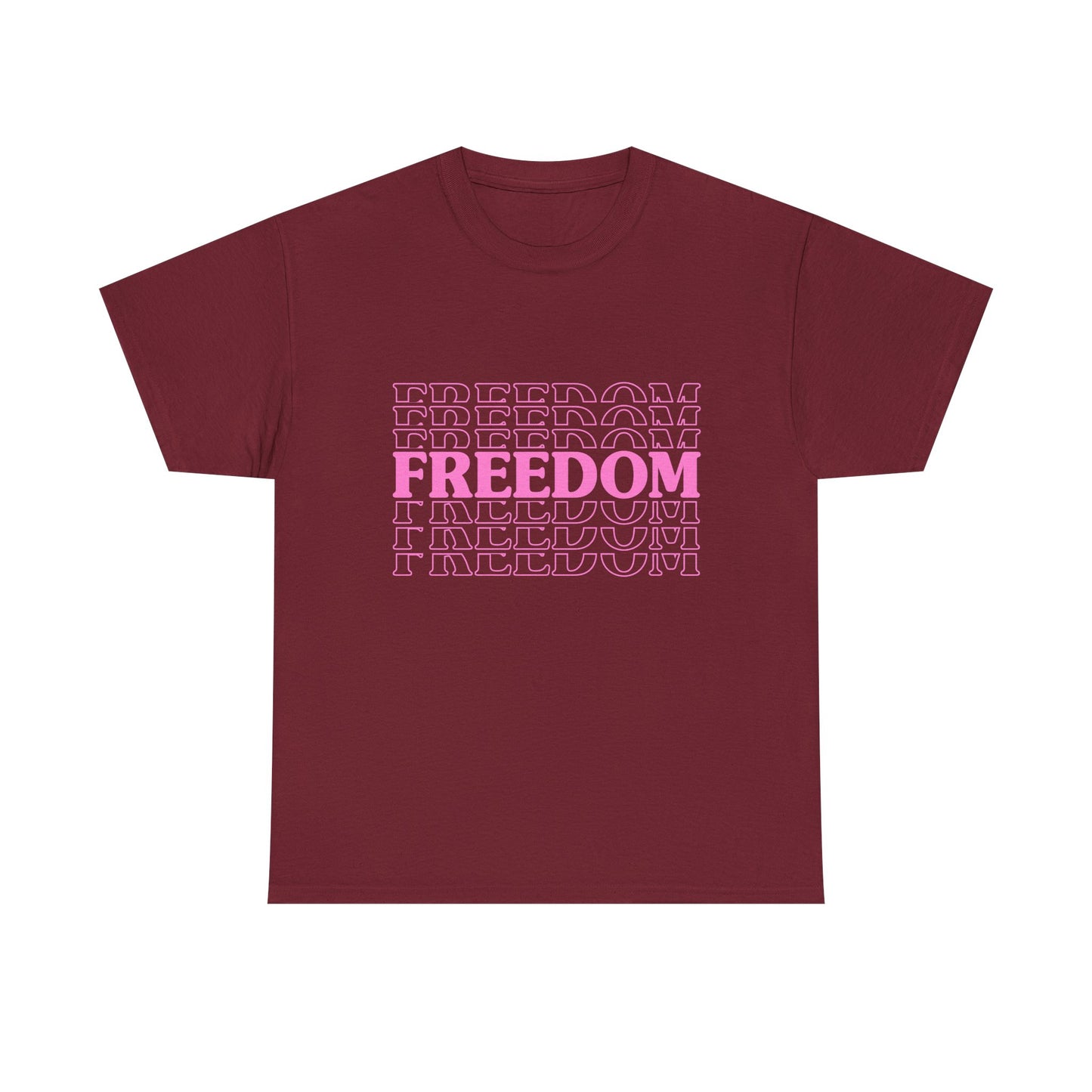 Bold Freedom Graphic Tee, Unisex Heavy Cotton Shirt, Casual Wear, Gift for Freedom Lovers, Statement T-Shirt, Everyday Essentials - 13518