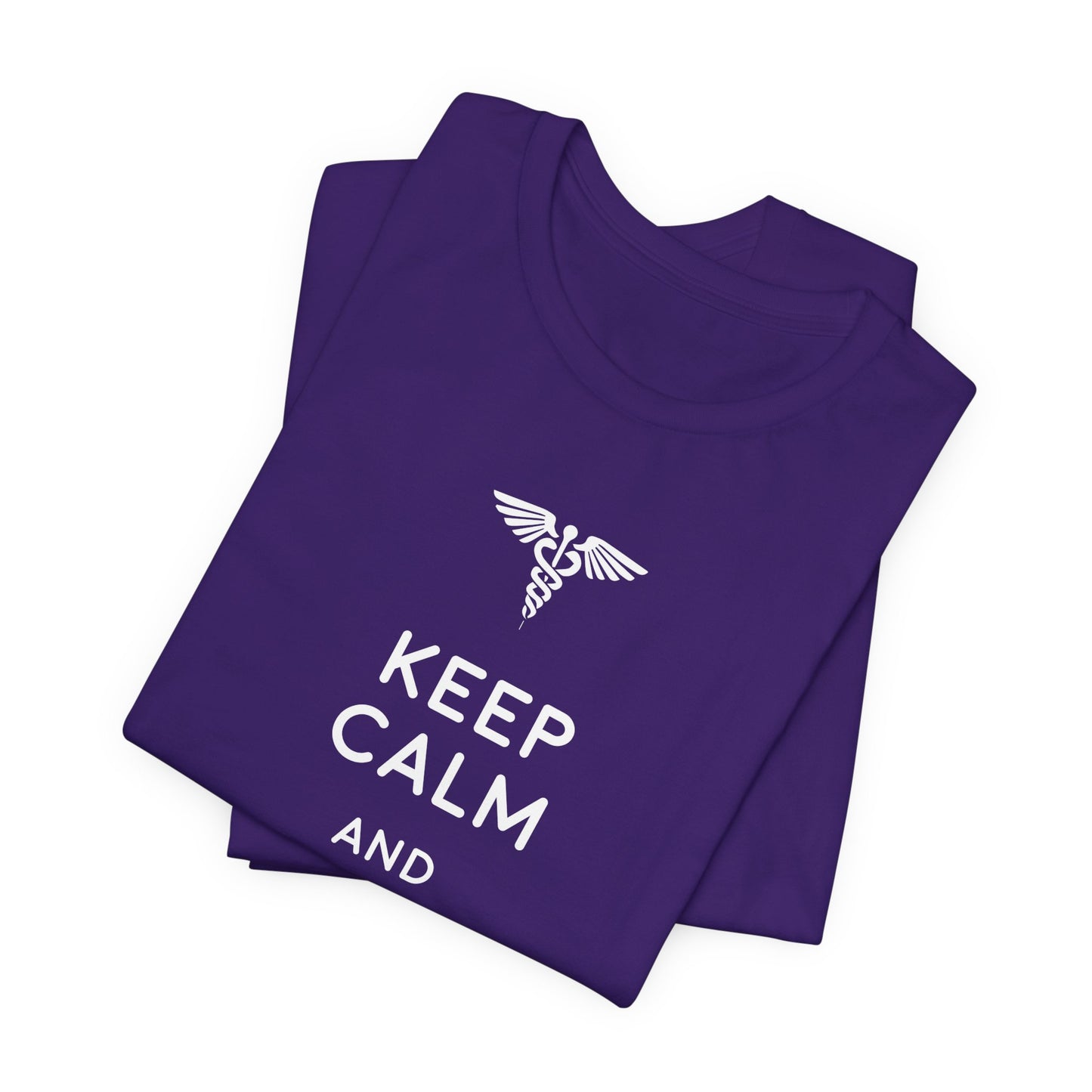 Doctor:  Keep Calm & Call An Airforce Doctor - Unisex Jersey Short Sleeve Tee - 13795