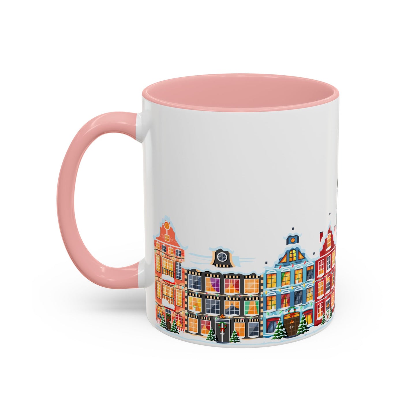 Christmas Houses - Accent Coffee Mug (11, 15oz) - 10438