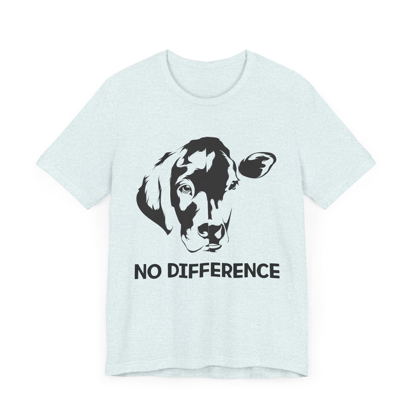 Vegan: No Difference - Unisex Jersey Short Sleeve Tee