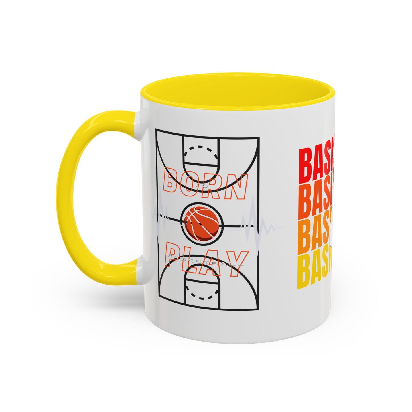 Basketball - Accent Coffee Mug (11, 15oz) - 10715