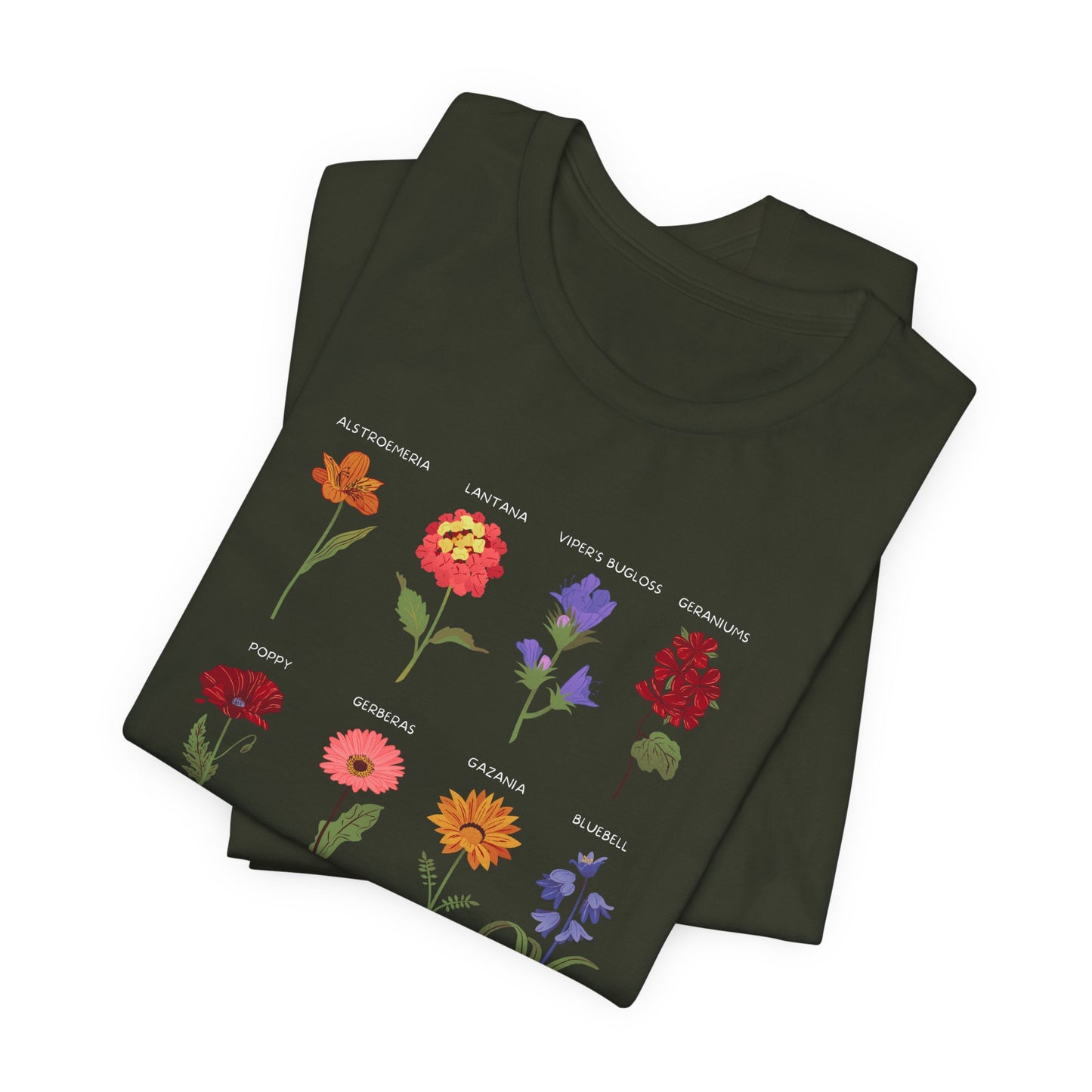 Summer Flowers - Unisex Jersey Short Sleeve Tee - 11568