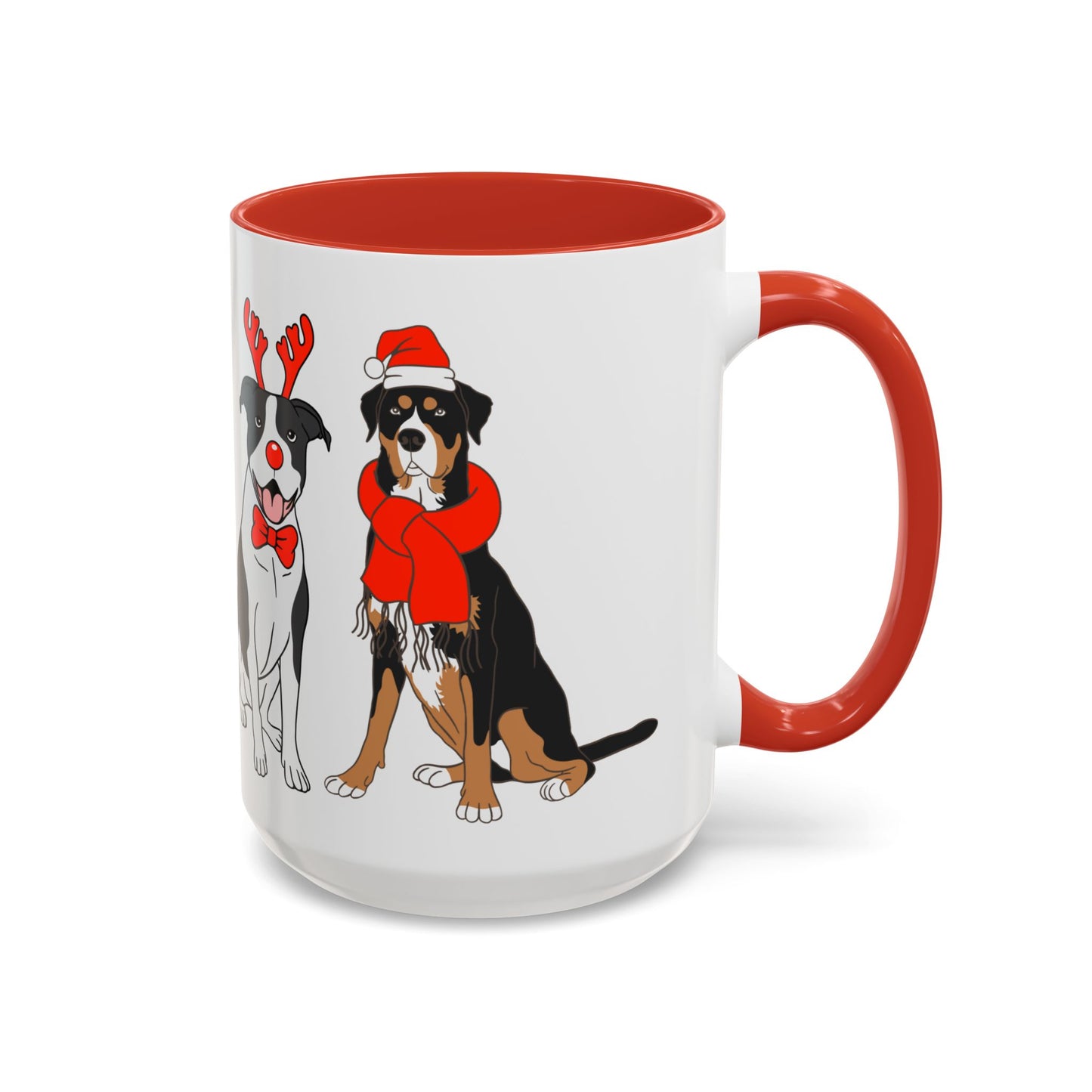 Christmas Dogs - Accent Coffee Mug (11, 15oz) - 10305