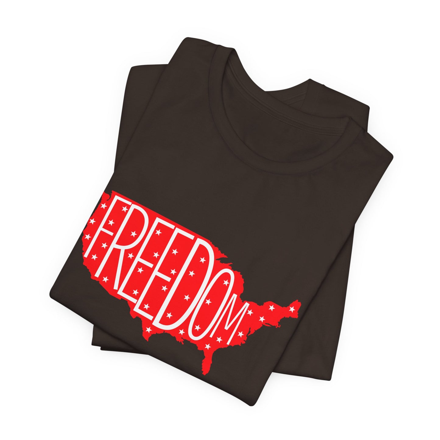 USA Freedom Tee - Comfortable Unisex Jersey Short Sleeve T-Shirt, Perfect for Independence Day, Casual Wear, Gifts, 4th of July - 13652