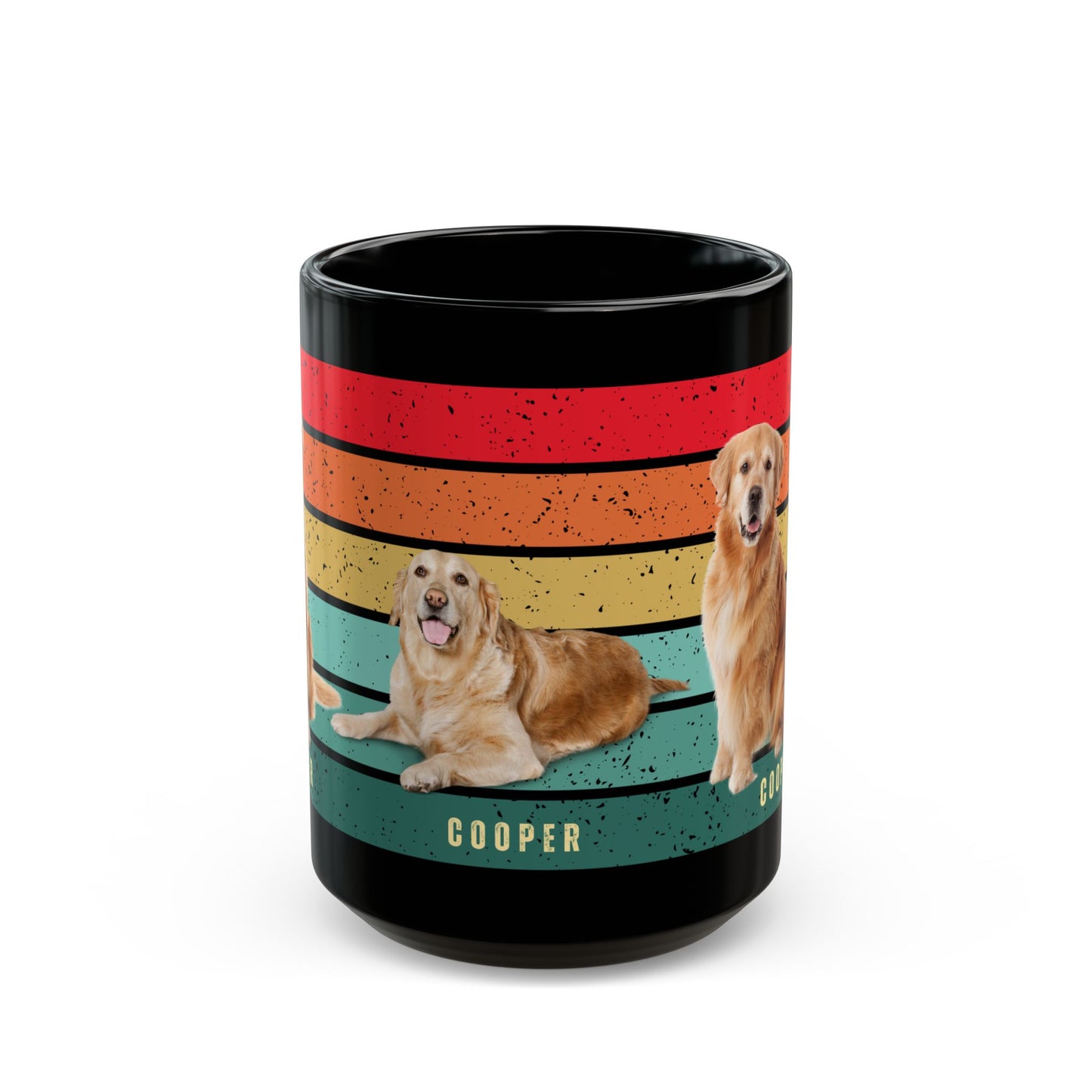 Cooper, Dog, Customizable -   Black Mug (11oz, 15oz) - 10227