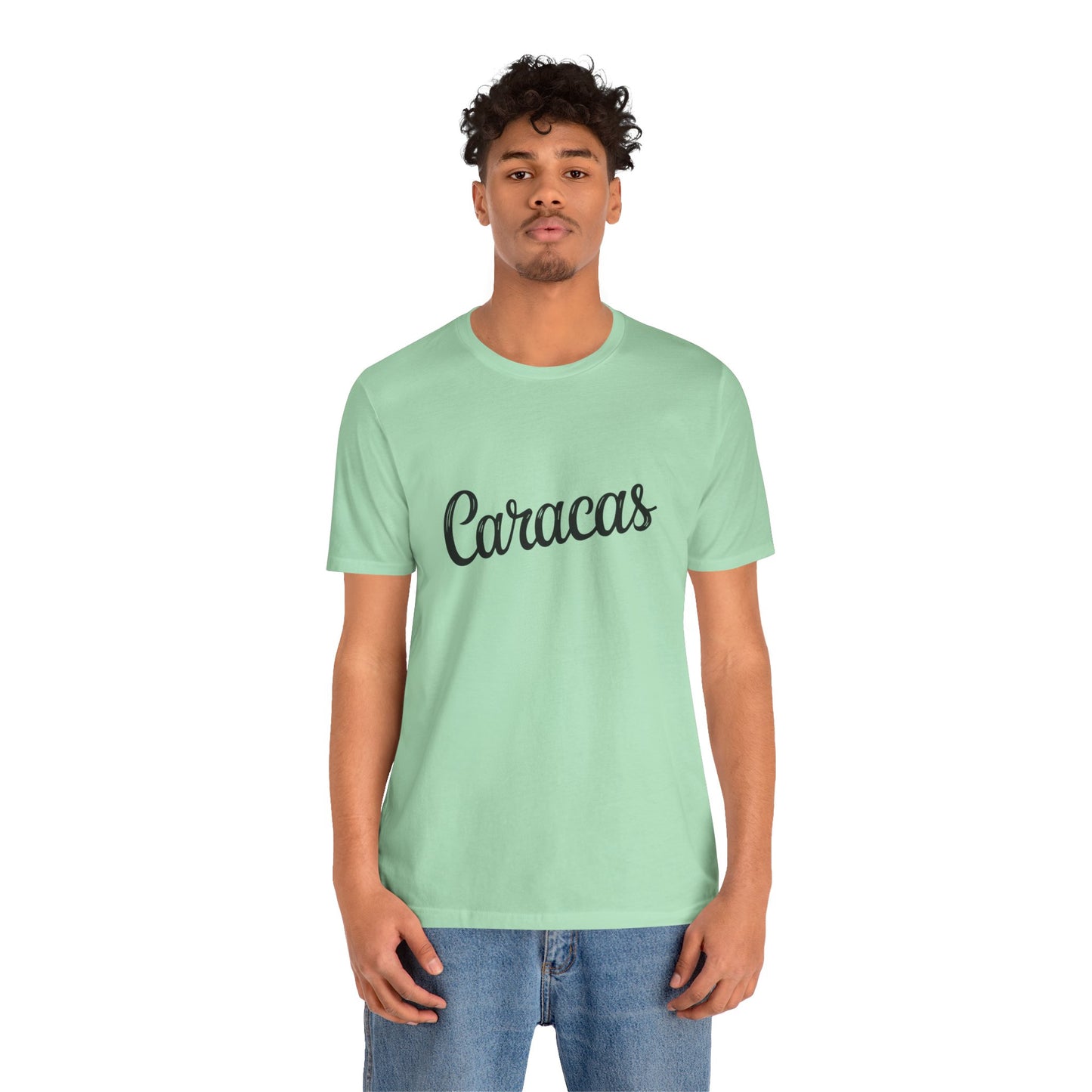 Caracas Unisex Jersey Short Sleeve Tee - Casual Graphic T-Shirt for Everyday Wear - 12270