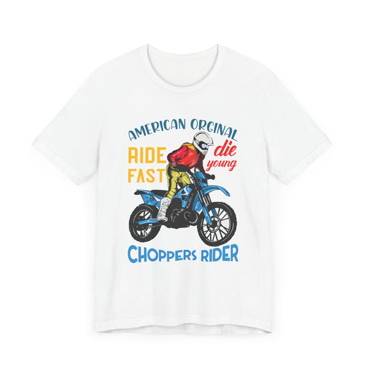 American Original,  Choppers Rider - Unisex Jersey Short Sleeve Tee - 13561