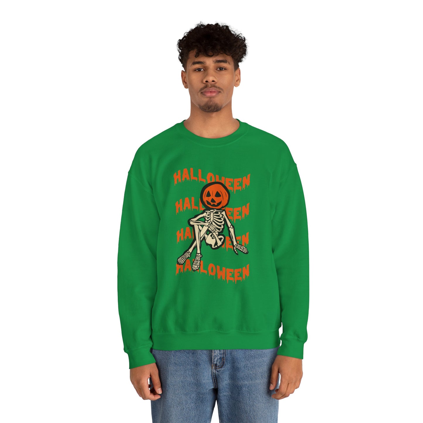 Halloween, Skeleton - Unisex Heavy Blend™ Crewneck Sweatshirt