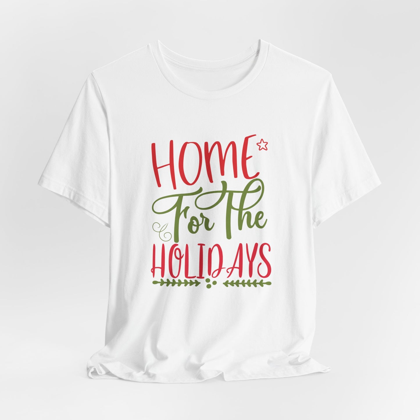 Christmas: Home For The Holiday - Unisex Jersey Short Sleeve Tee