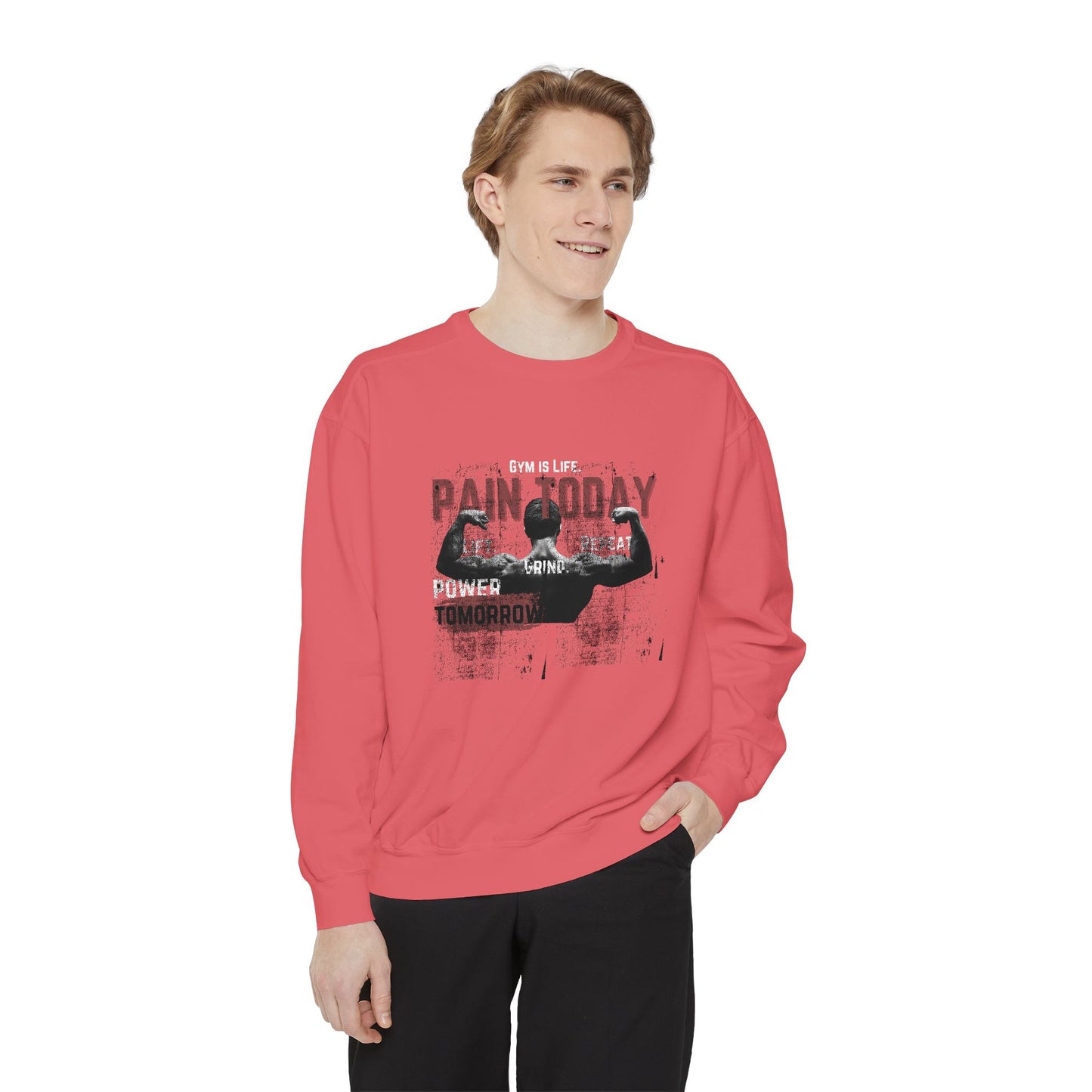 Gym is Life - Unisex Garment-Dyed Sweatshirt - 10608