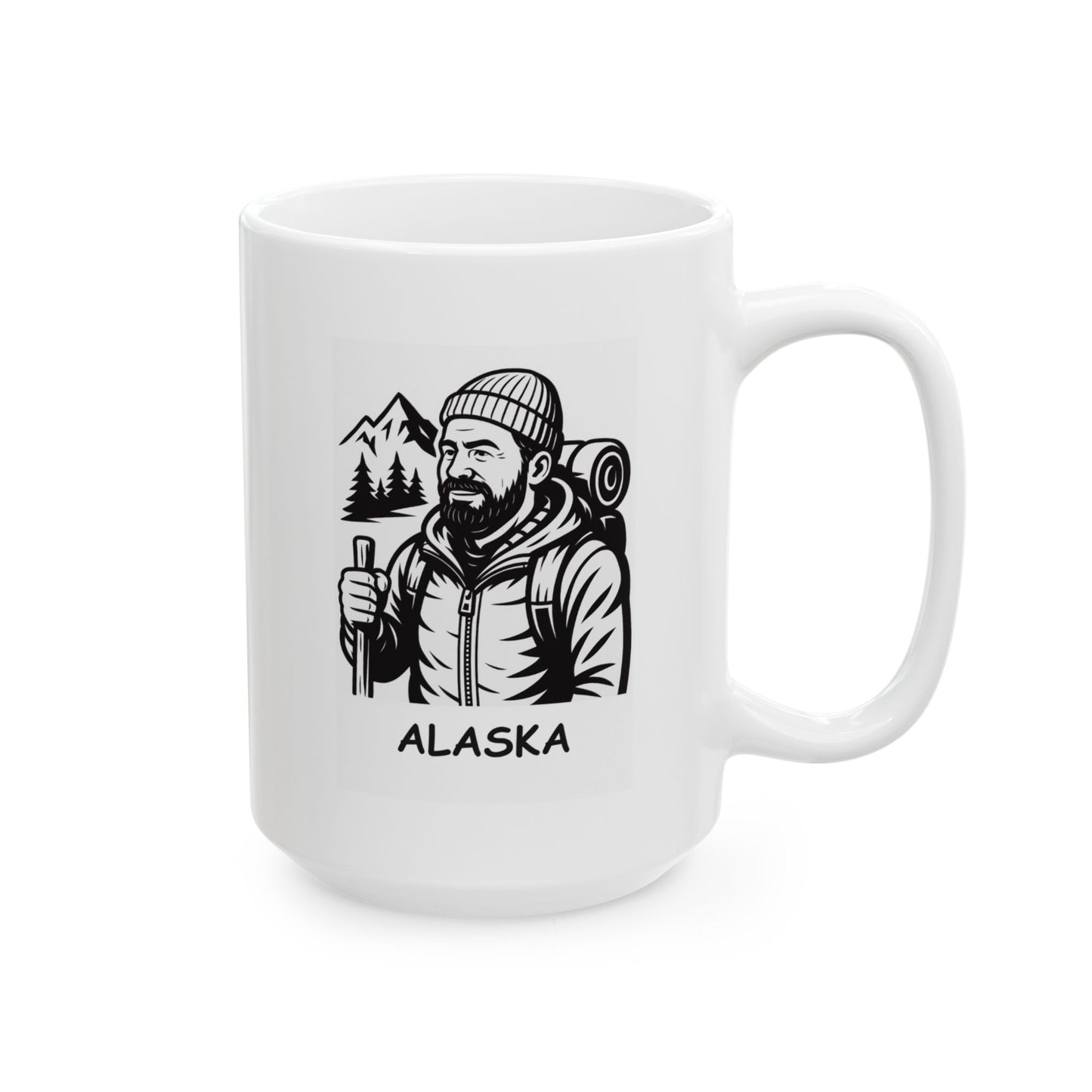 "In Alaska, it’s not ‘toughing it out,’ it’s ‘living the dream.’" Ceramic Mug - 13056