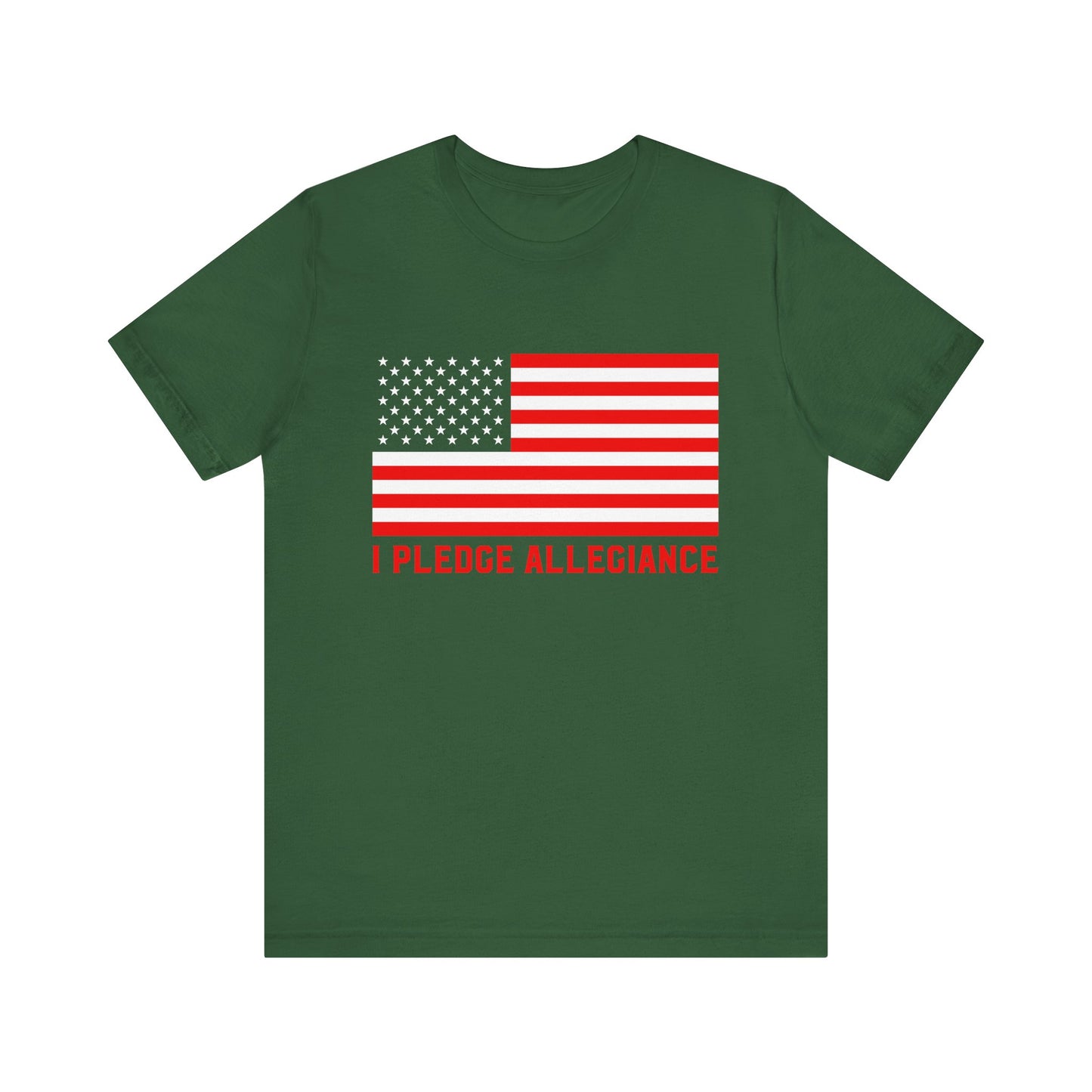 Patriotic Pledge Tee, Unisex T-Shirt for Celebrating Freedom, Independence Day Shirt Gift for Patriots - 13697