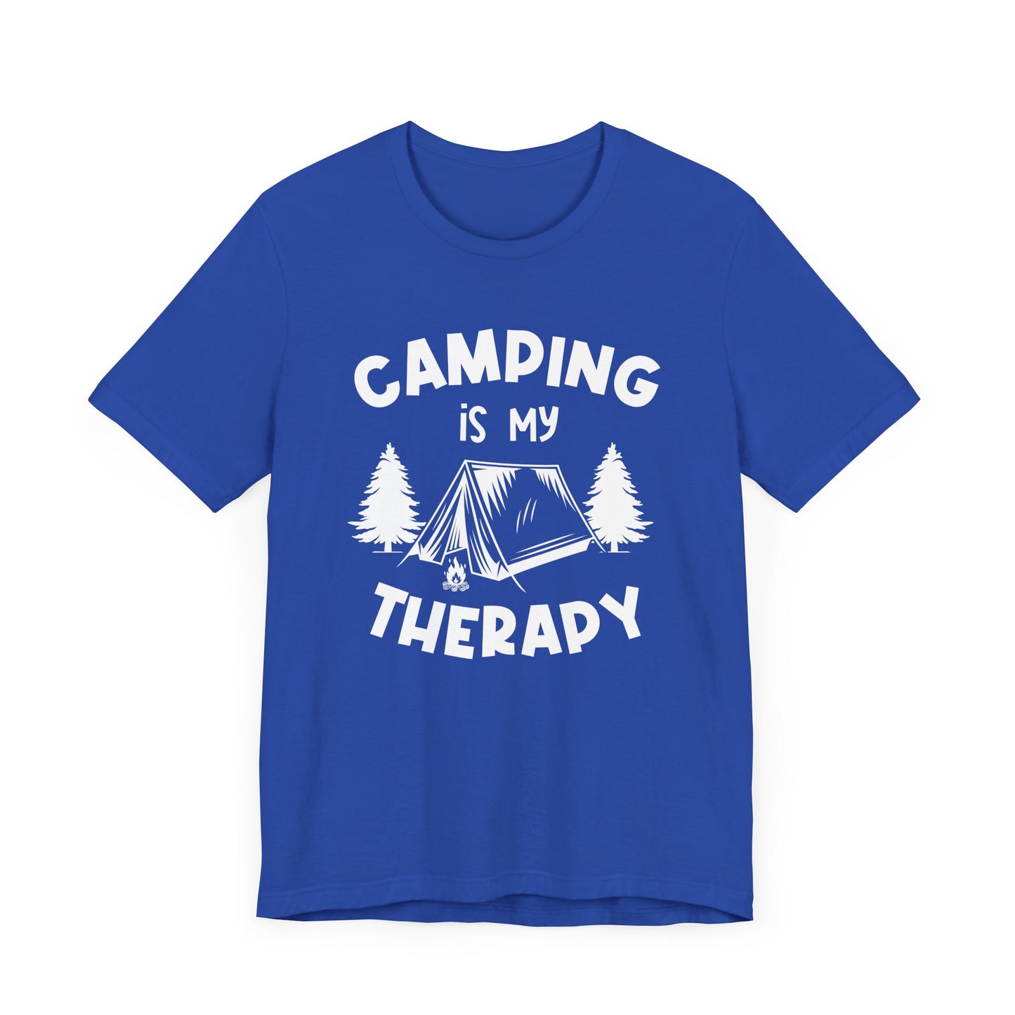 Camping Is My Therapy - Unisex Jersey Short Sleeve Tee - 12648
