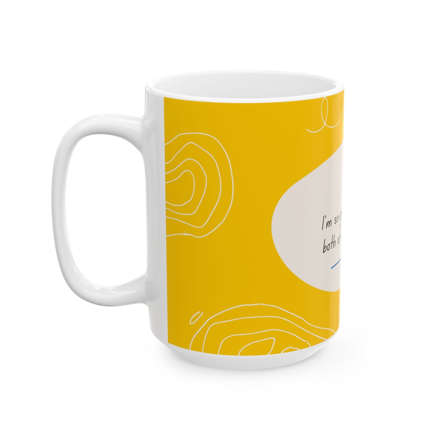 Granfa, Dad, I'm Grateful to have both of you, Ceramic Mug - Perfect Gift for Father's Day - 14054