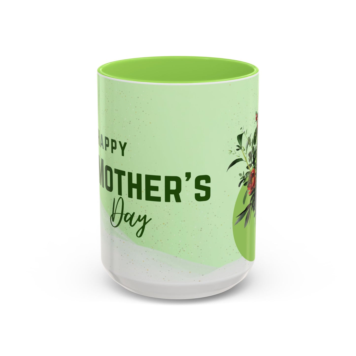 Happy Mother's Day Floral Mug - Colorful 11oz & 15oz Coffee Cup - 11871