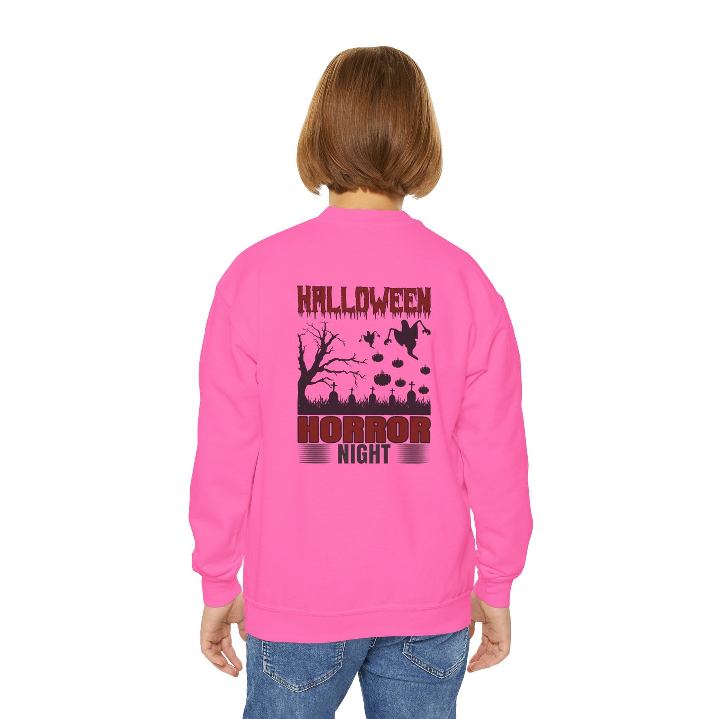 Halloween Horror Night - Youth Crewneck Sweatshirt