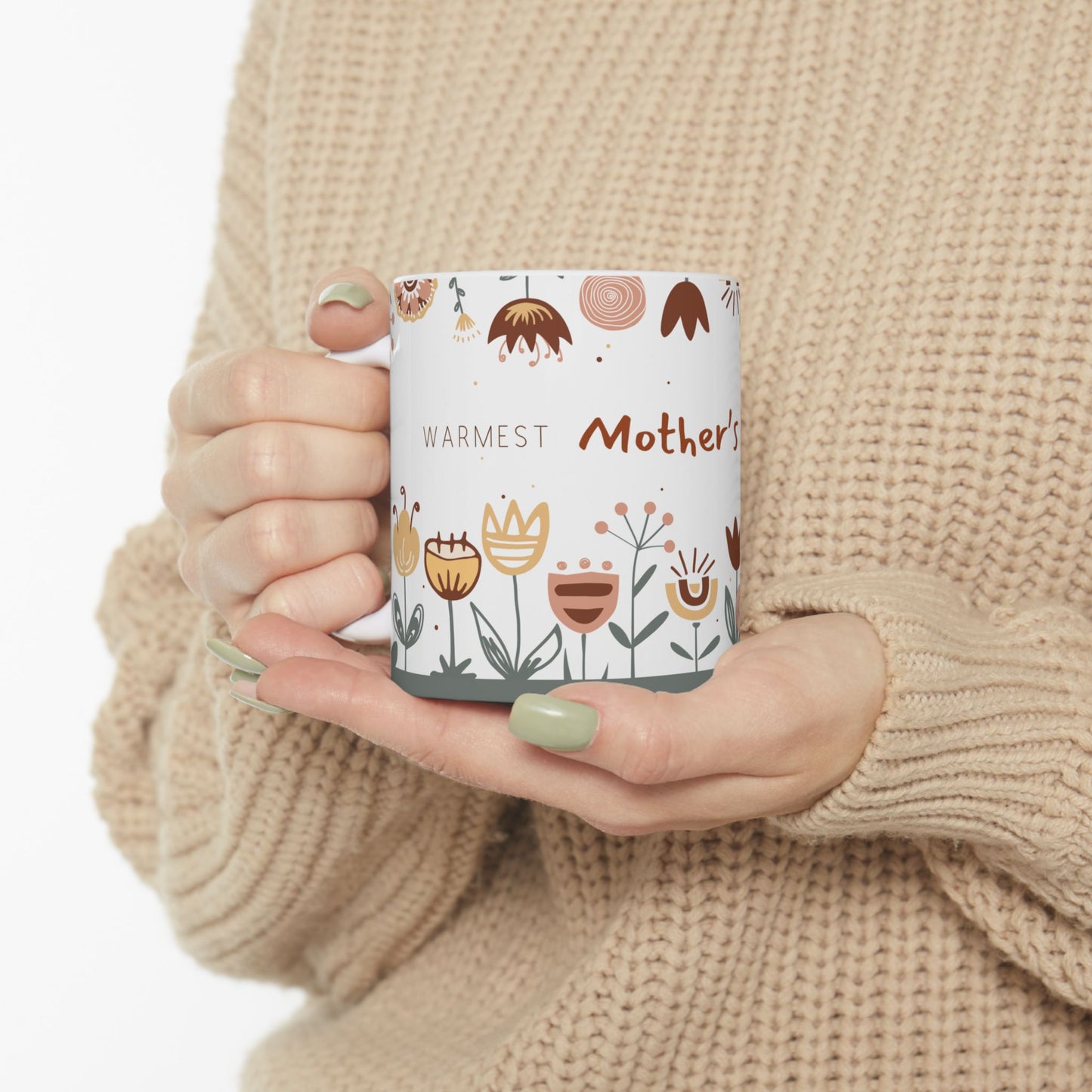 Warmest Mother's Day Wishes, Customizable - Ceramic Mug, (11oz, 15oz) - 10898
