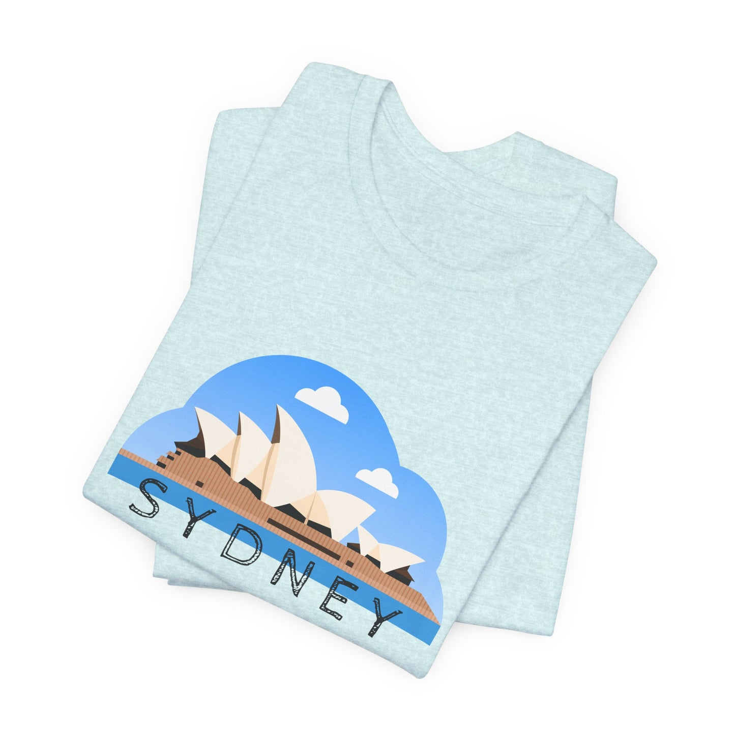 Sydney Graphic Unisex Jersey Tee - Coastal Vibes T-Shirt - 12044