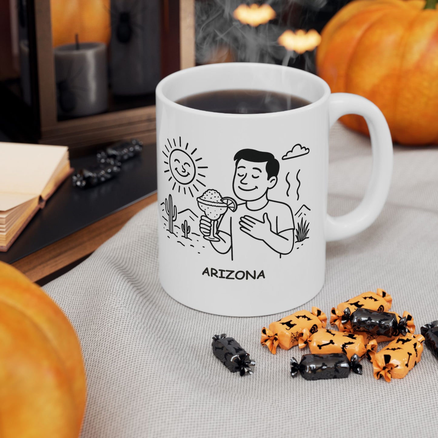 "Arizona: Where the only snow you’ll see is in your margarita." Ceramic Mug - 13191