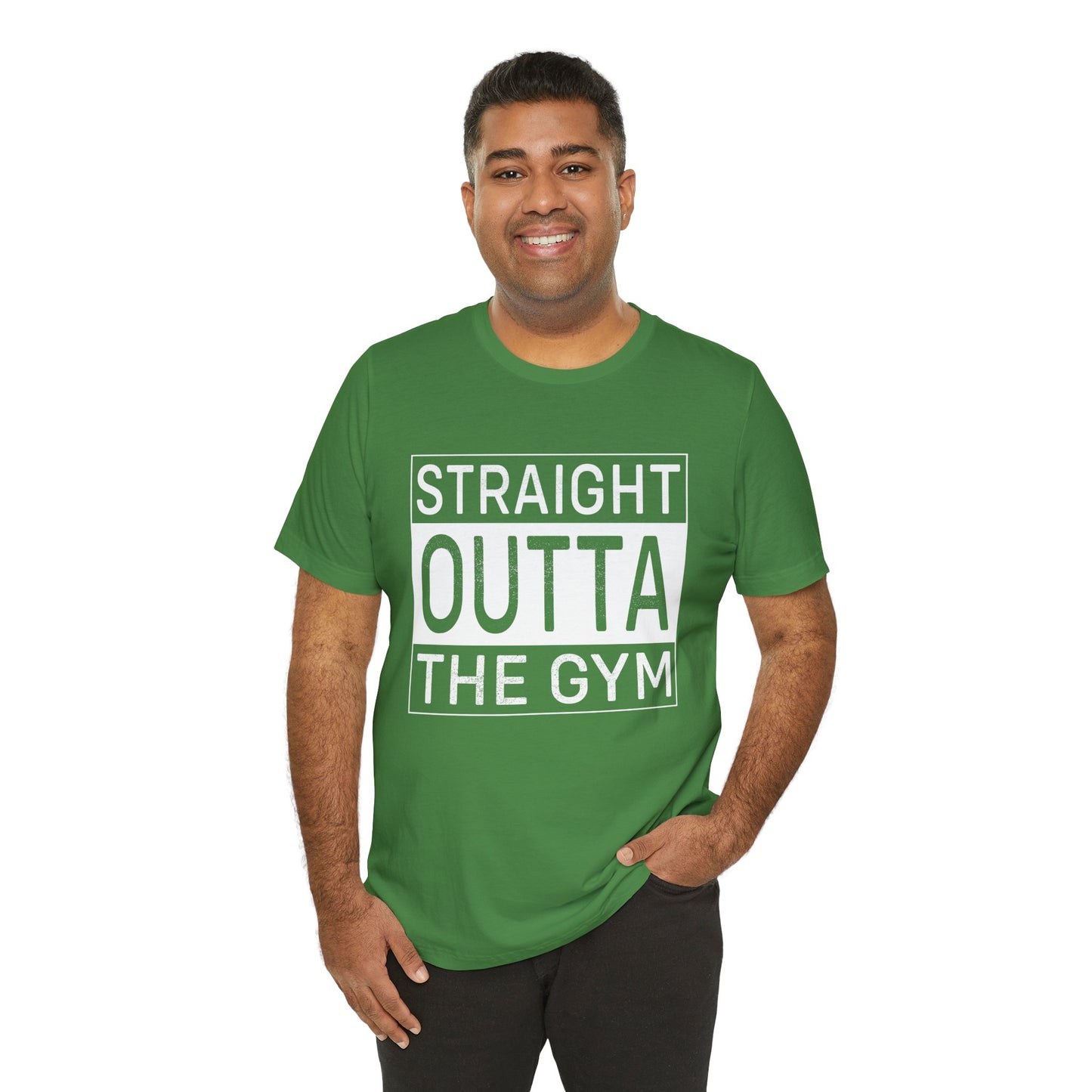 Gym: Straight Outta The Gym- Unisex Jersey Short Sleeve Tee