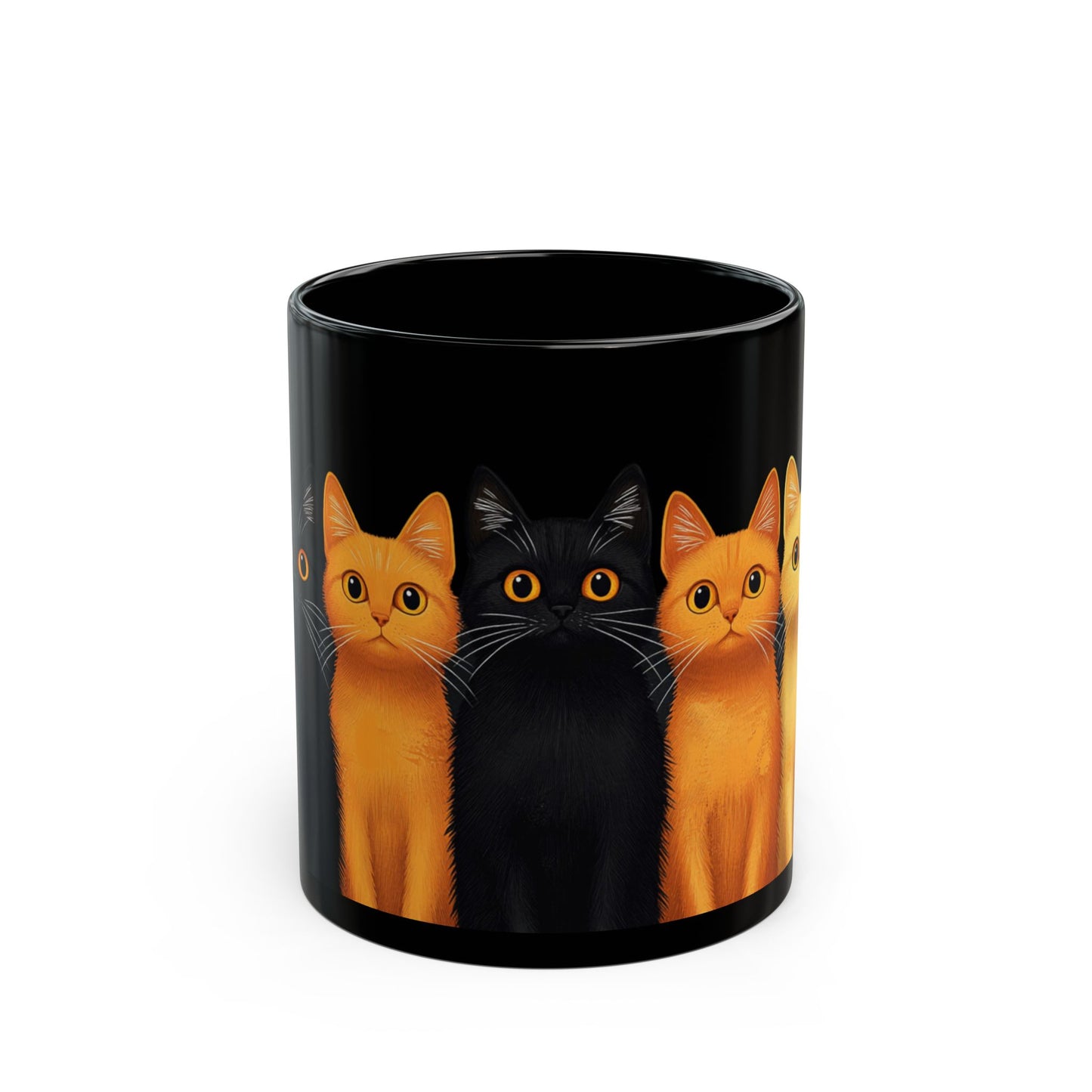 Cute Cats - Black Mug (11oz, 15oz) - 11195