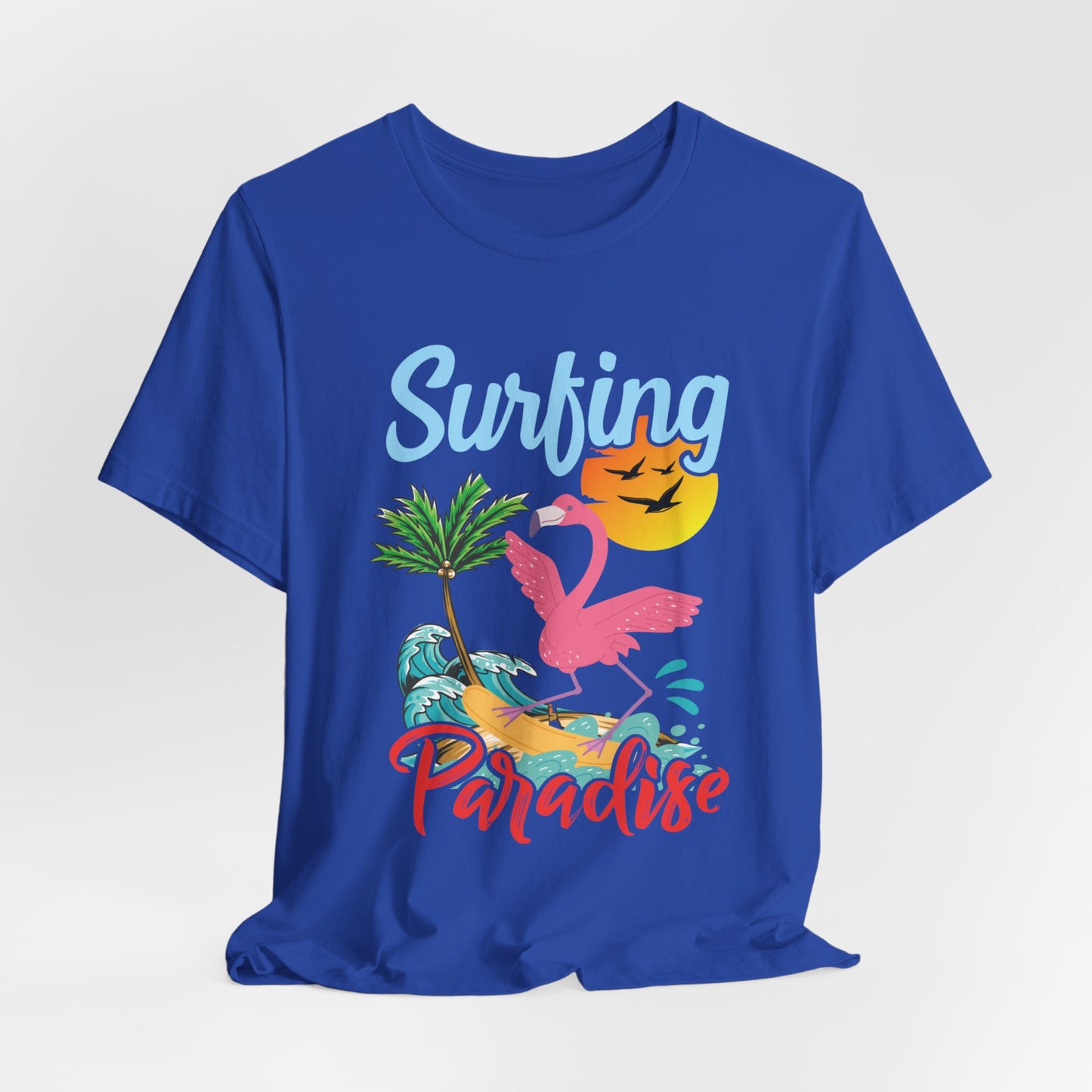 Surfing Paradise - Unisex Jersey Short Sleeve Tee - 13091
