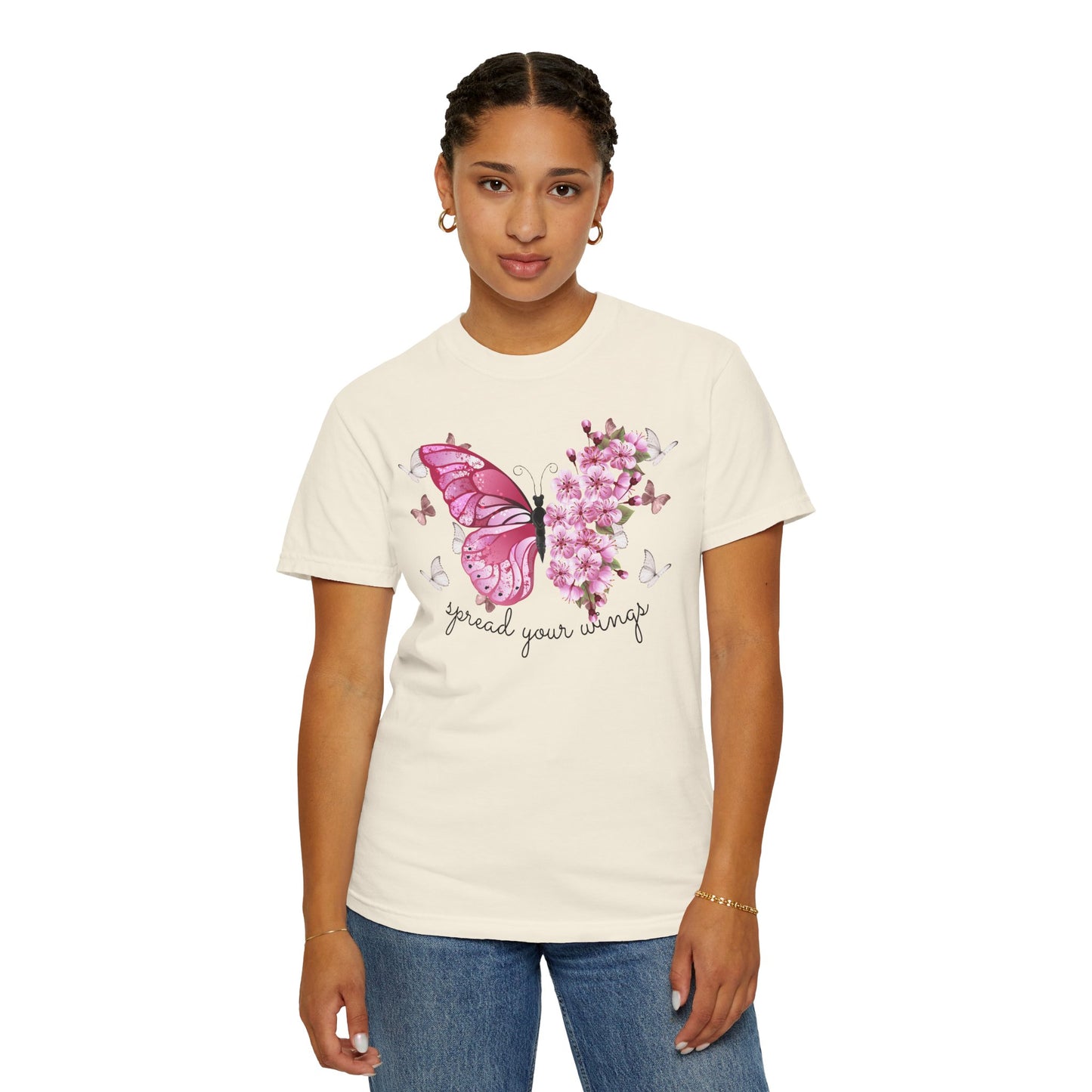 Butterfly, Embrace the Beauty of Nature - Unisex Garment-Dyed T-shirt - 10329