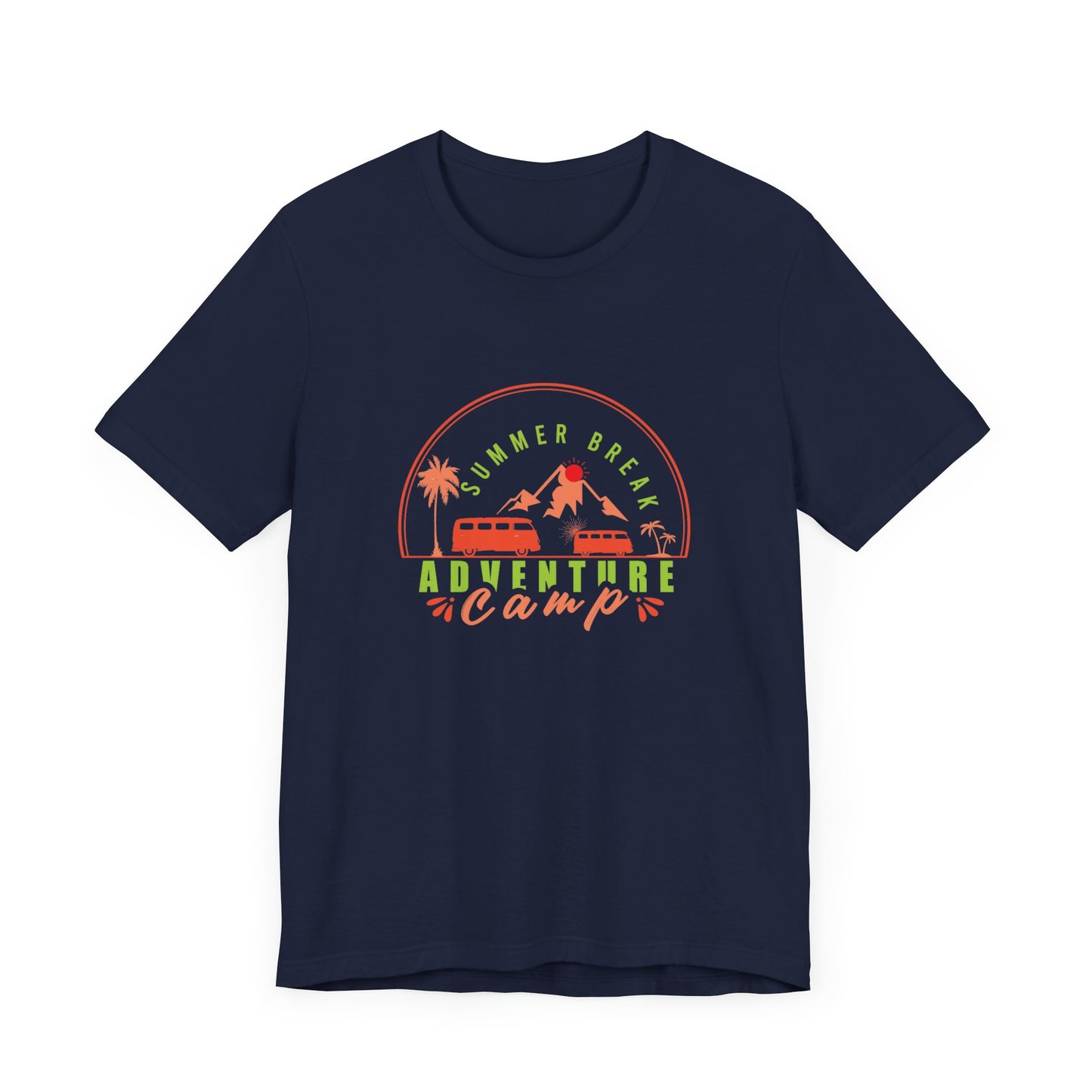 Summer Break, Adventure Camp - Unisex Jersey Short Sleeve Tee