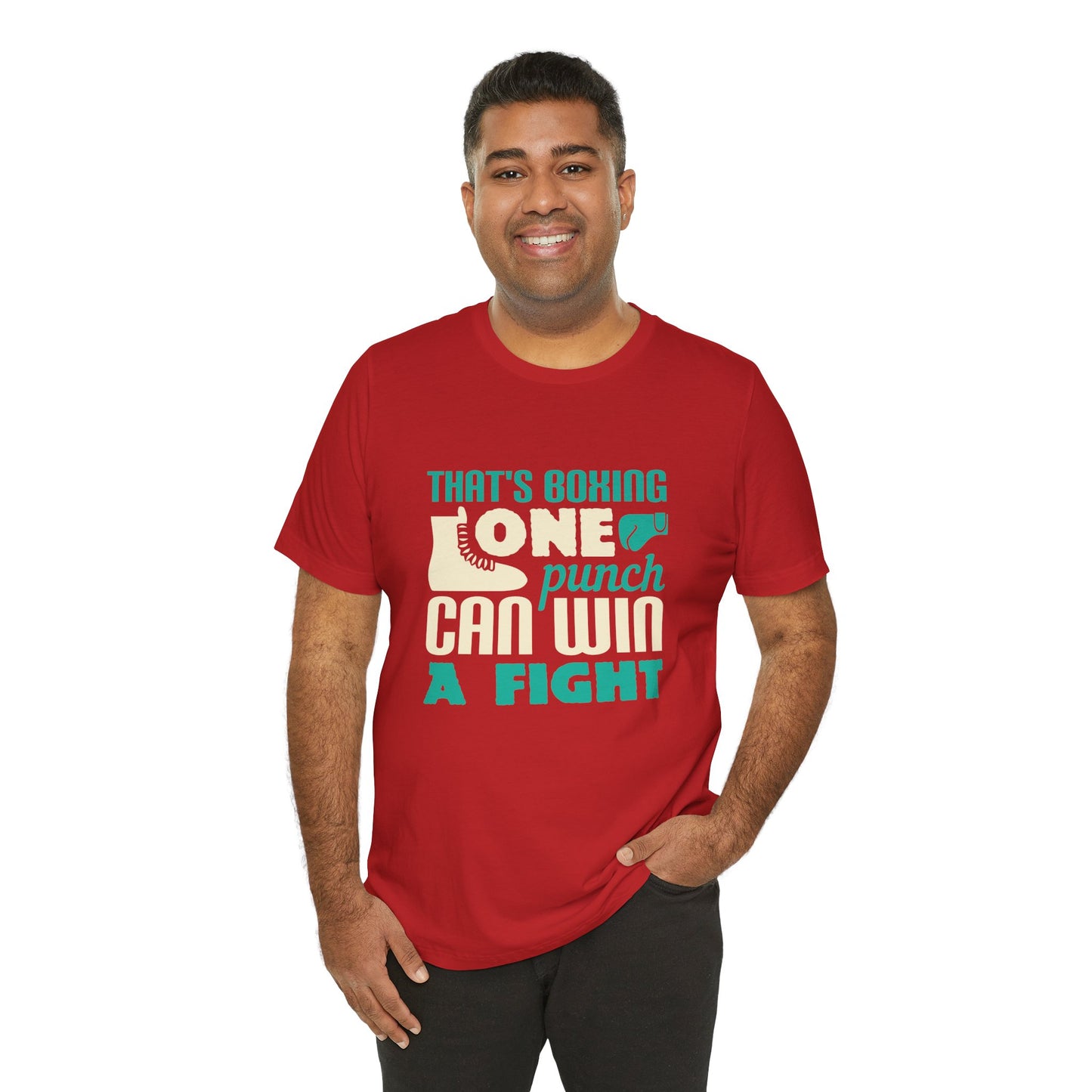 That's Boxing - One Punch Can Win a Fight - Unisex Jersey Short Sleeve Tee