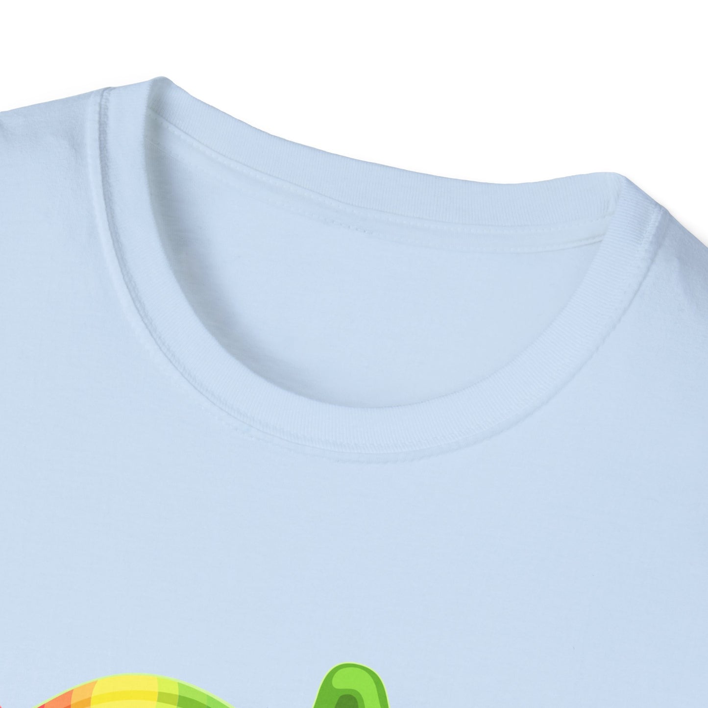 Unique Colorful Chameleon Unisex Softstyle T-Shirt - I'm Unique - 11823
