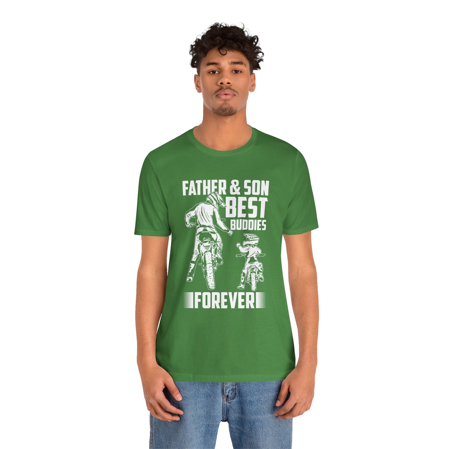 Father & Son, Best Buddies Forever - Unisex Jersey Short Sleeve Tee