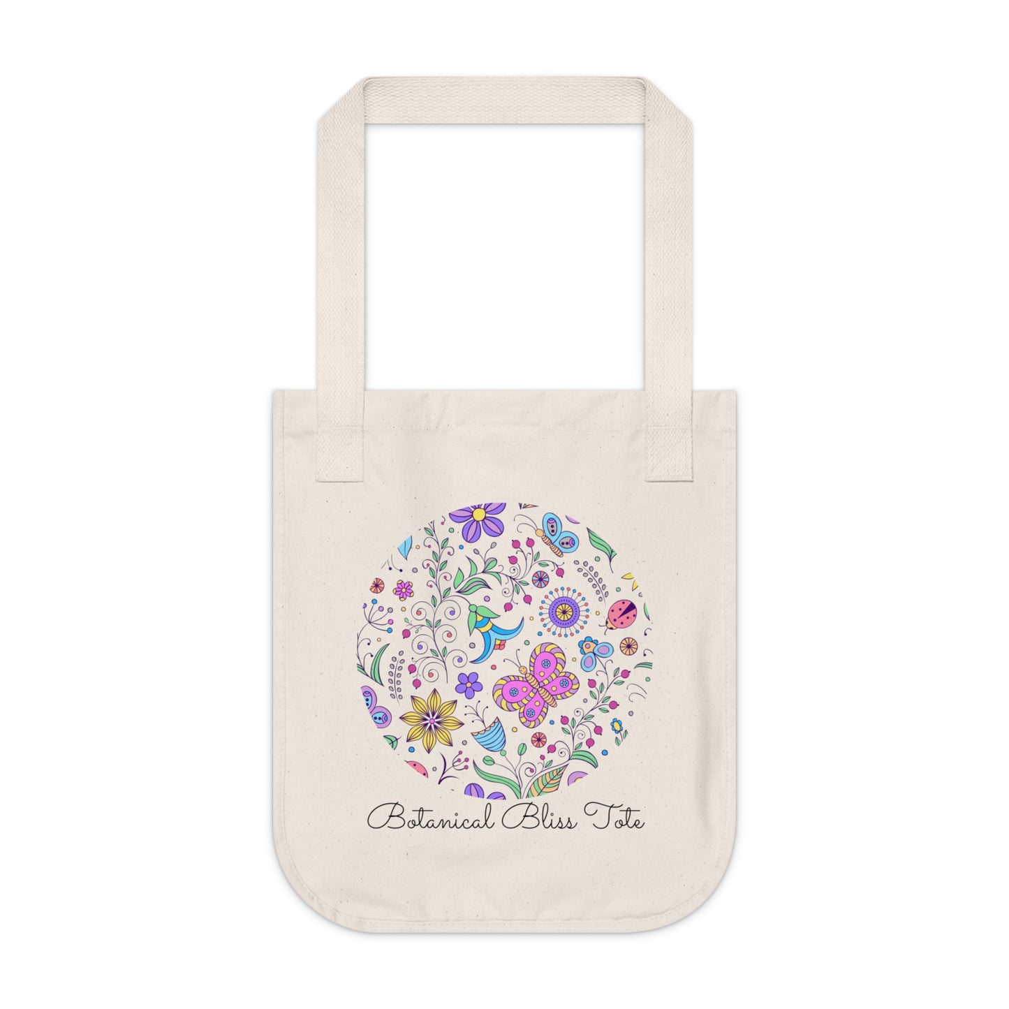 Organic Canvas Tote Bag | Wildflower Lovers