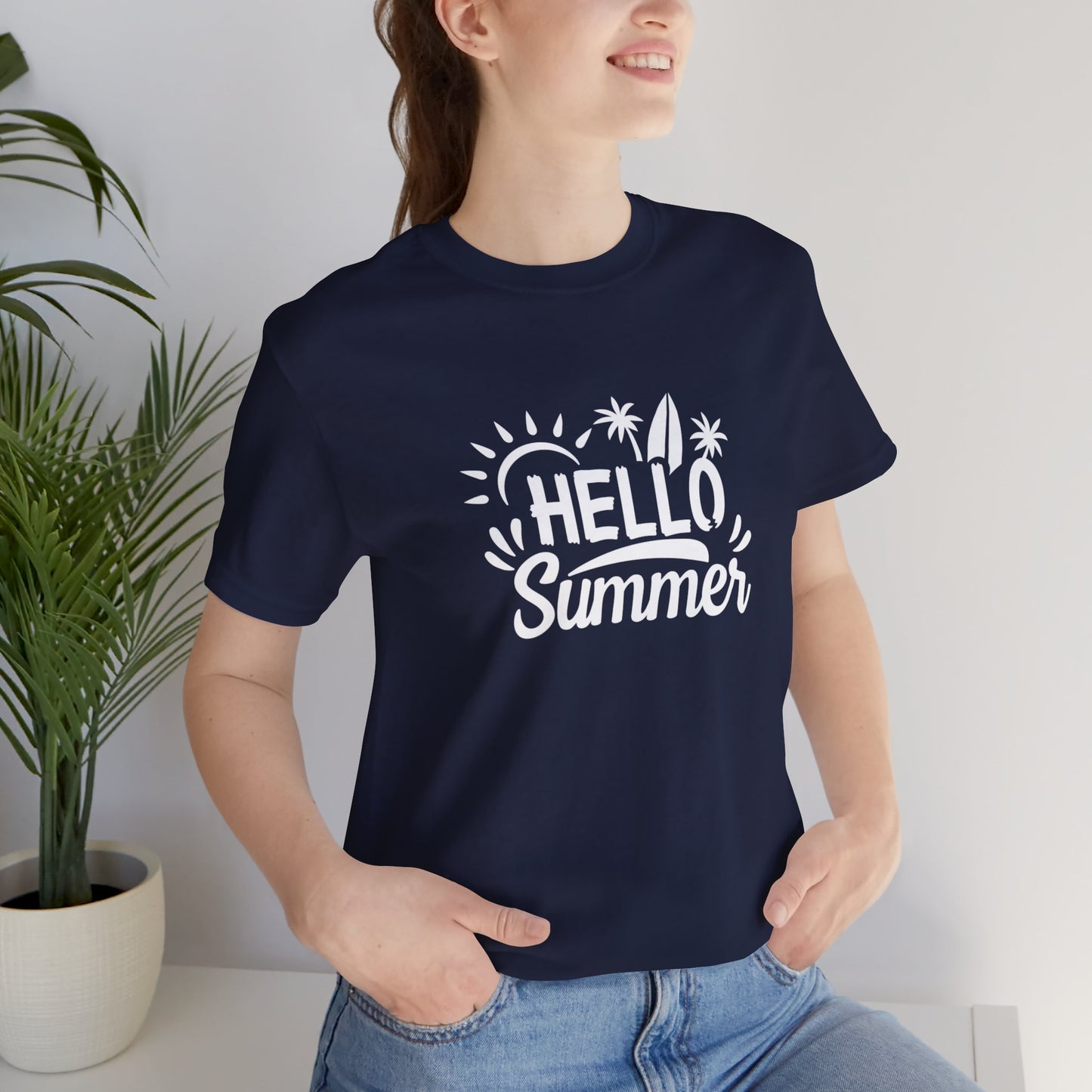 Hello Summer - Unisex Jersey Short Sleeve Tee