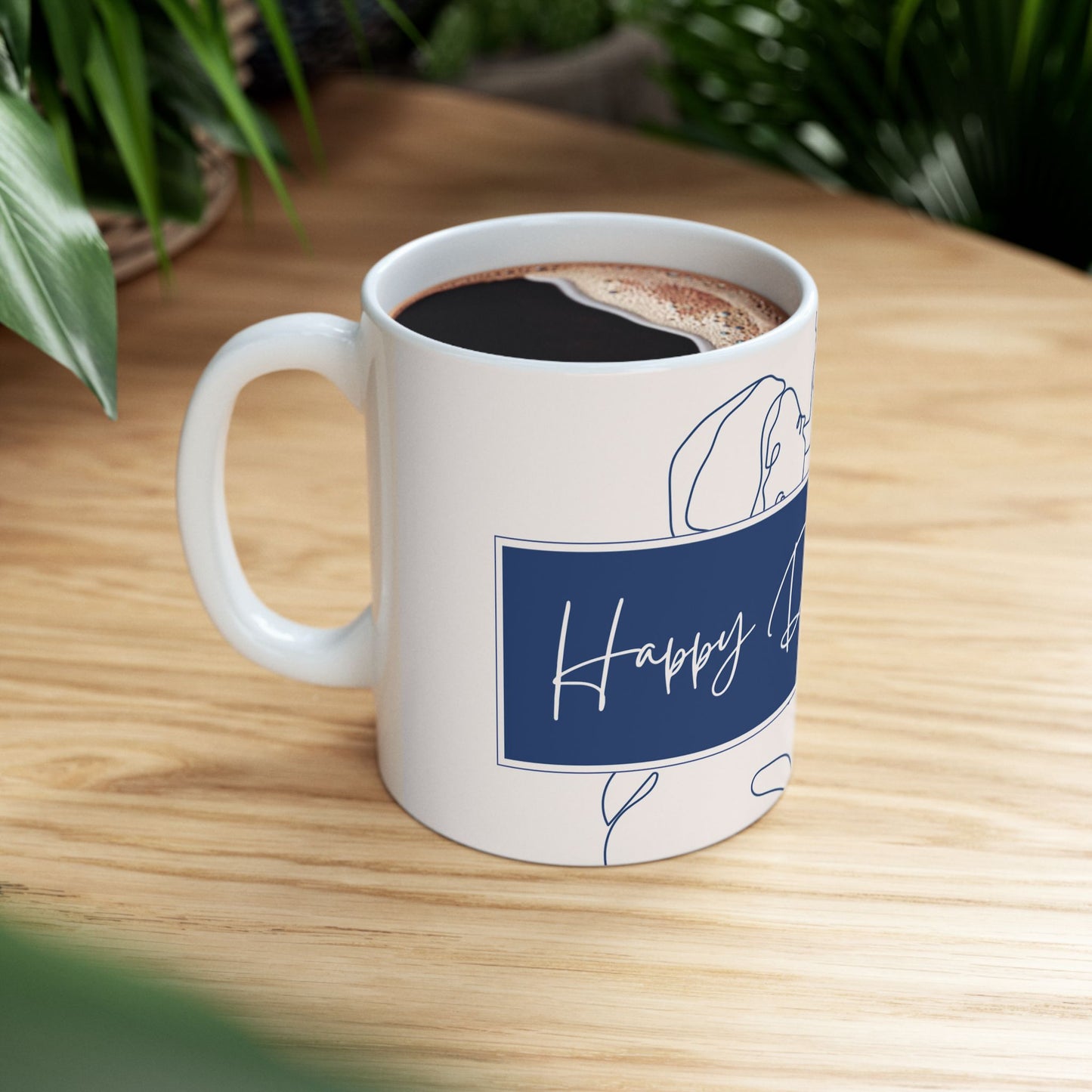 Ceramic Mug - Happy Dad's Day Gift, Coffee Mug for Dad, Father's Day, Personalized Mug - 14026