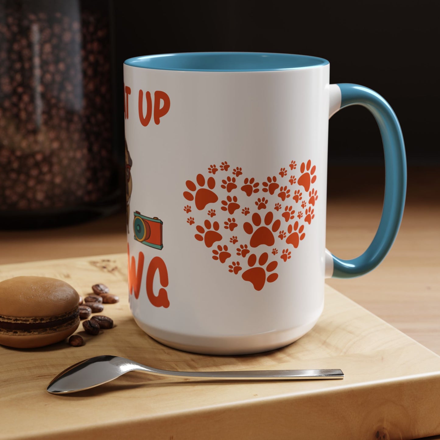 What up, Dawg - Accent Coffee Mug (11, 15oz)