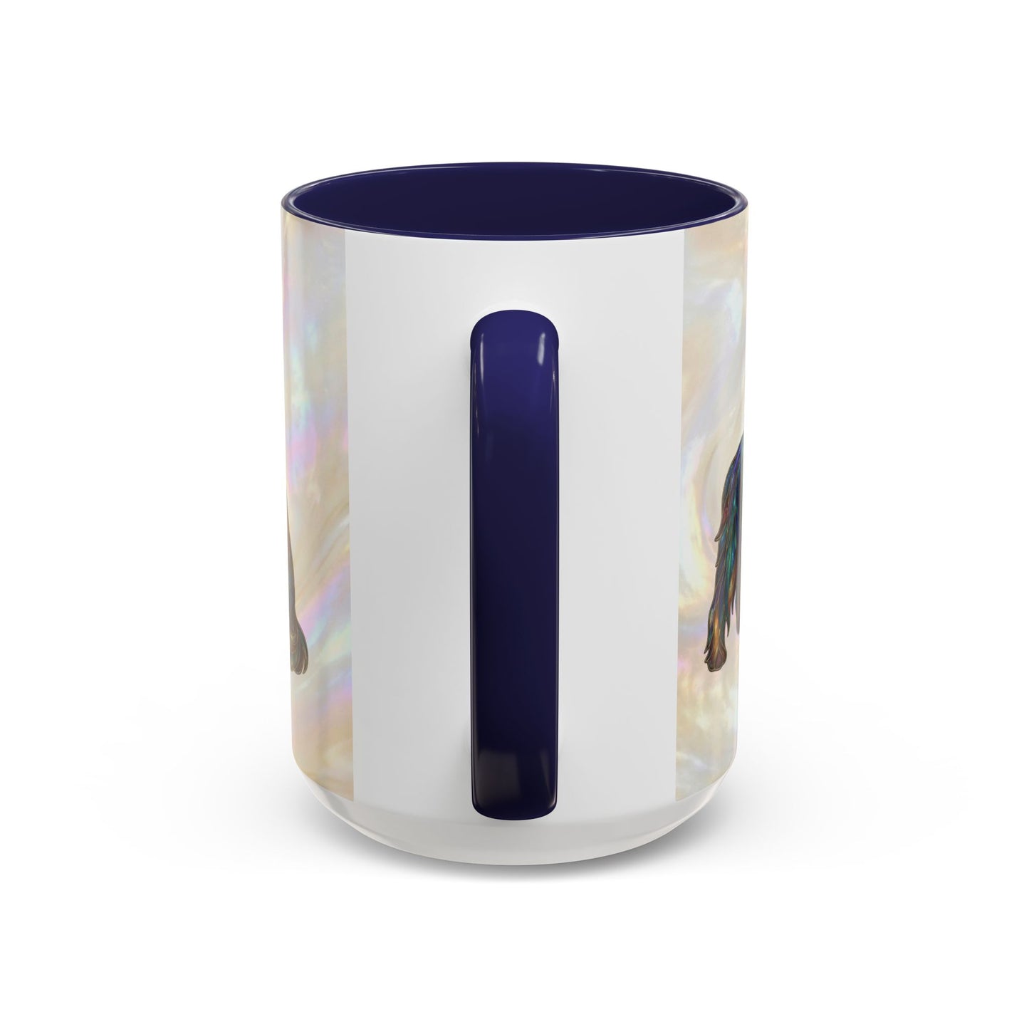 Yorkie Accent Coffee Mug – Stained Glass Design 11/15oz - 14653