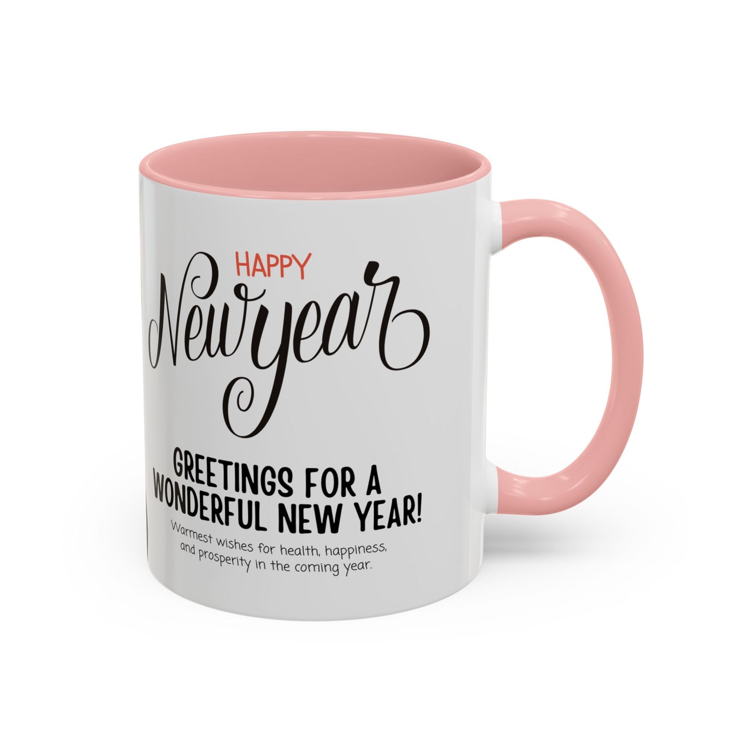 Happy New Year - Accent Coffee Mug (11, 15oz) - 10891