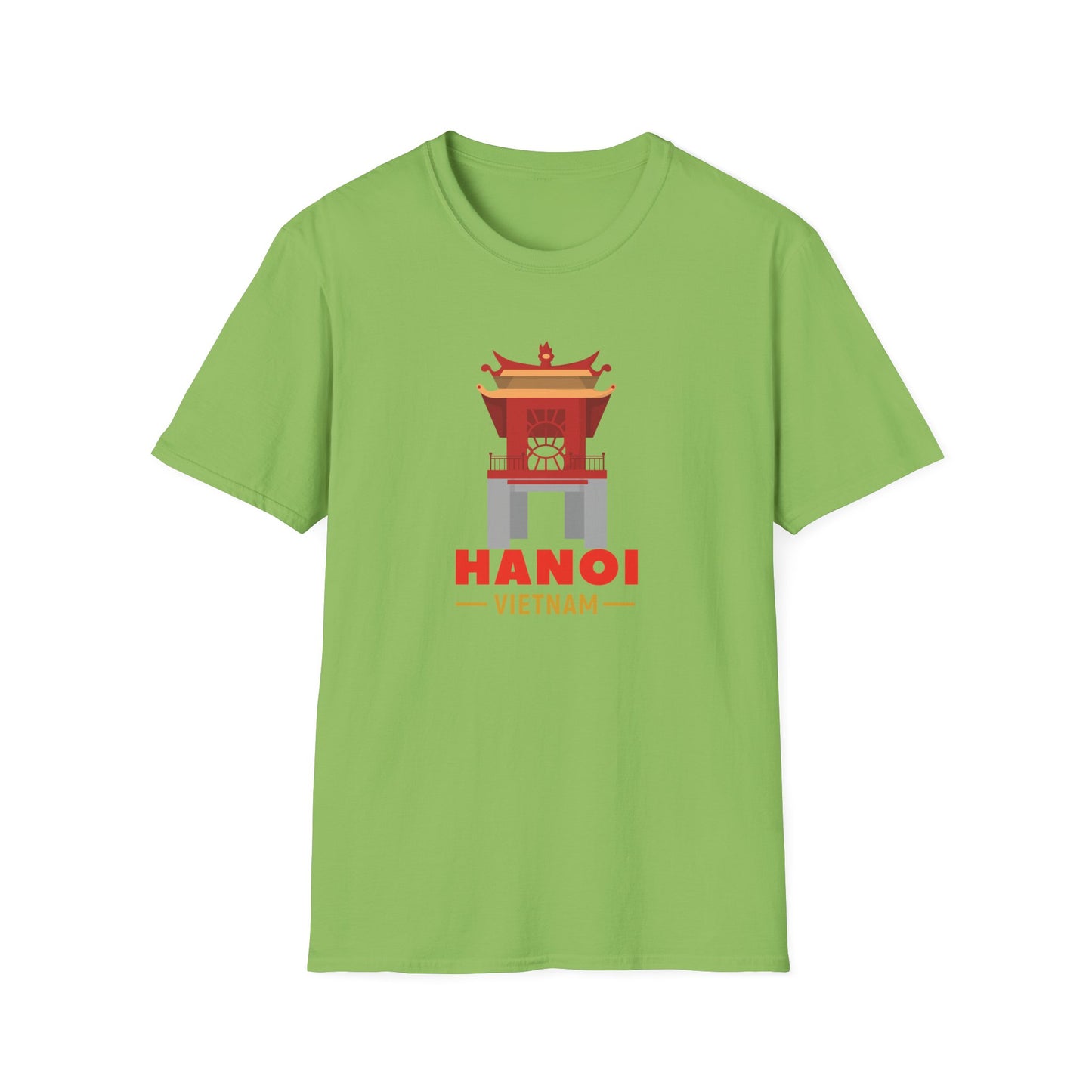 Hanoi Vietnam Graphic Unisex T-Shirt - Travel Souvenir Tee - 12264
