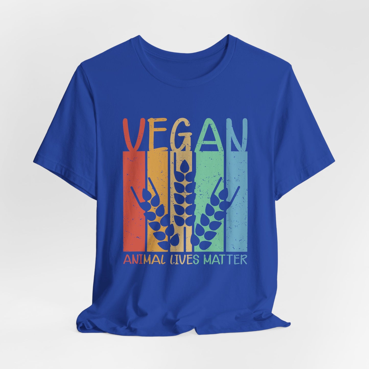 Vegan: Animal Lives Matter - Unisex Jersey Short Sleeve Tee