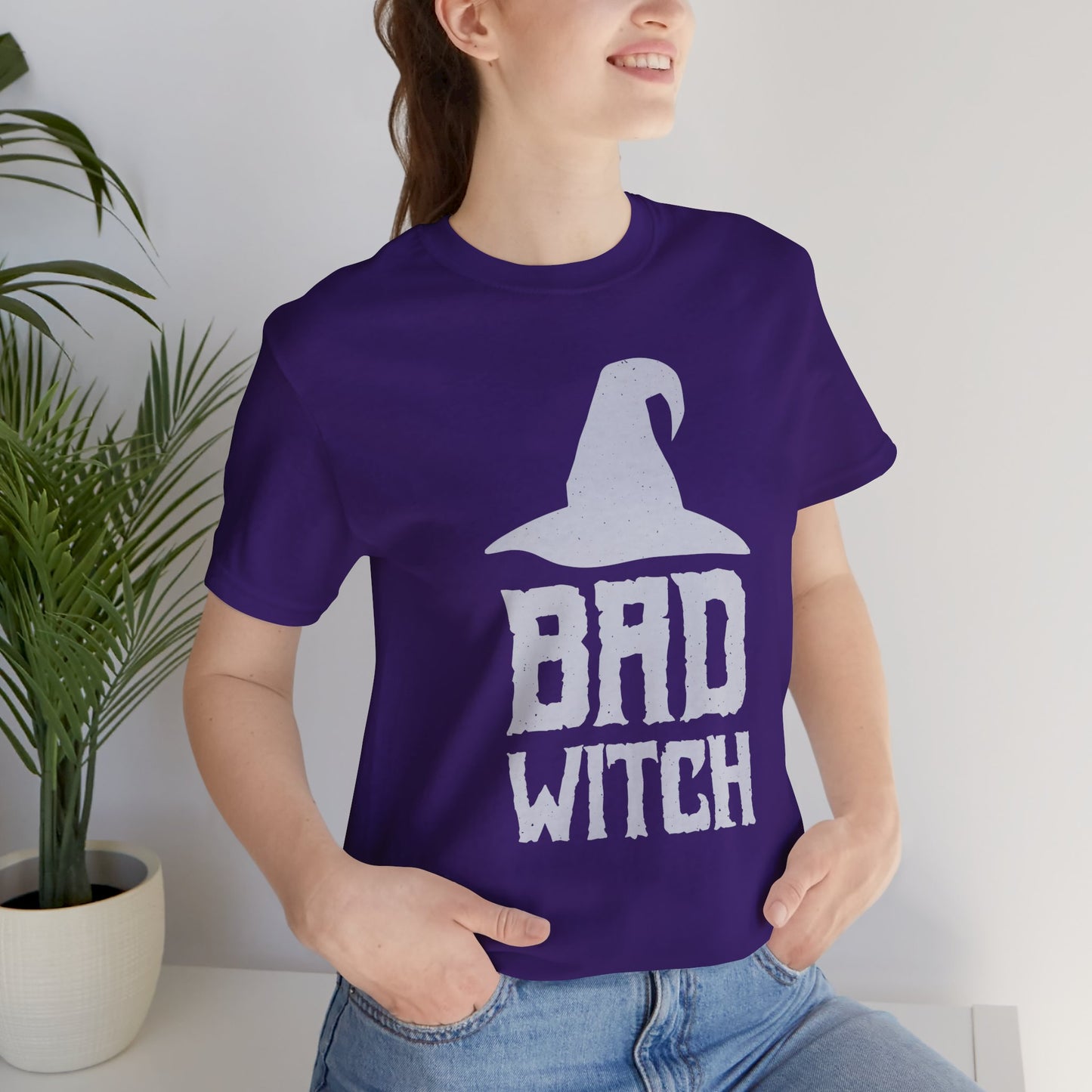 Halloween: Bad Witch - Unisex Jersey Short Sleeve Tee - 12924
