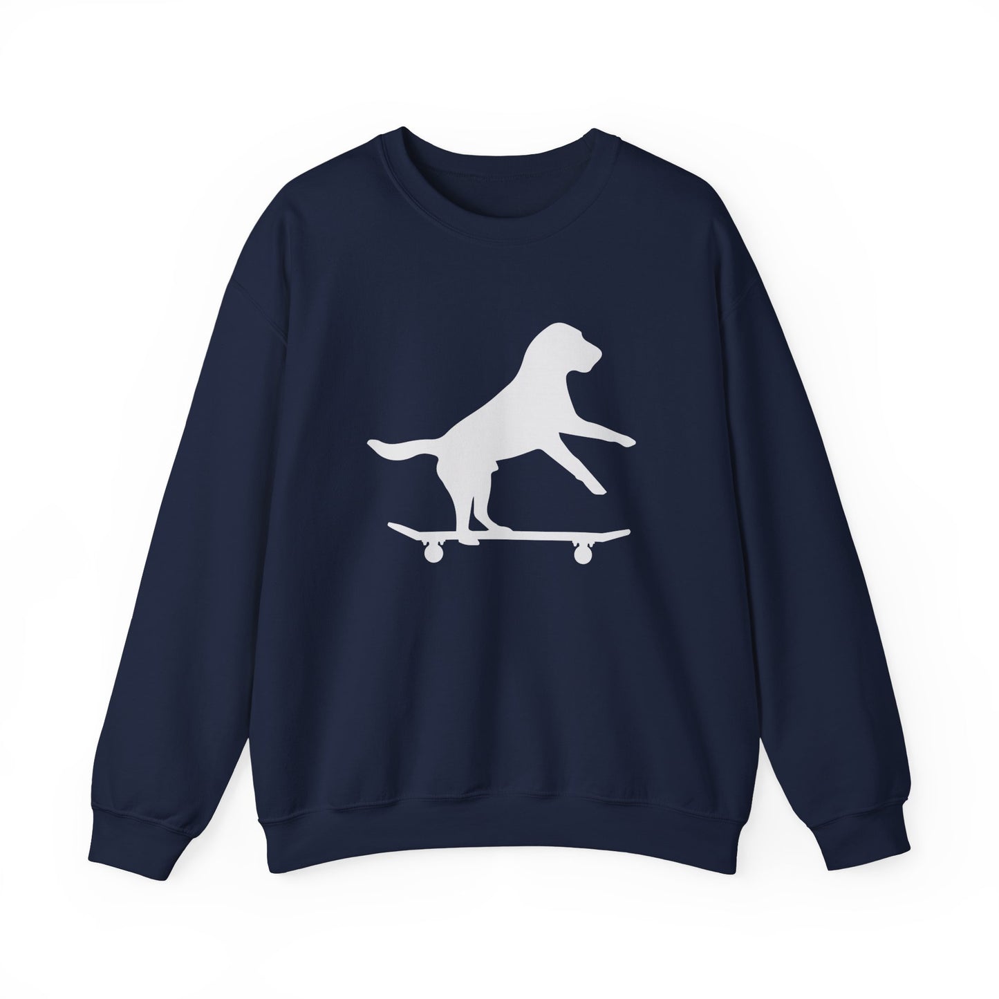 Skateboarding Pup - Unisex Heavy Blend™ Crewneck Sweatshirt