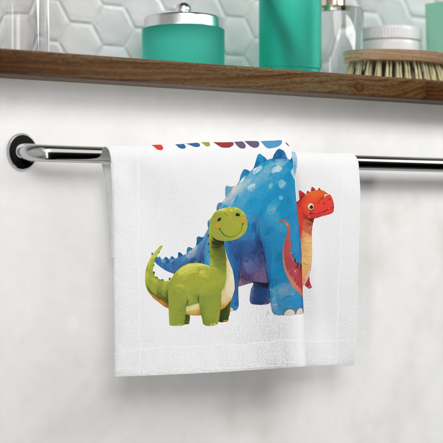 Kids: Dino Friends in Gobi - Face Towel