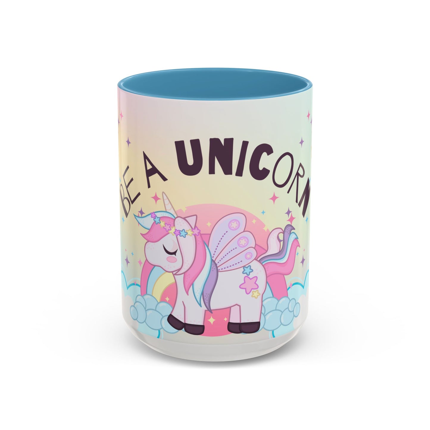 Be A Unicorn - Accent Coffee Mug (11, 15oz) - 11007