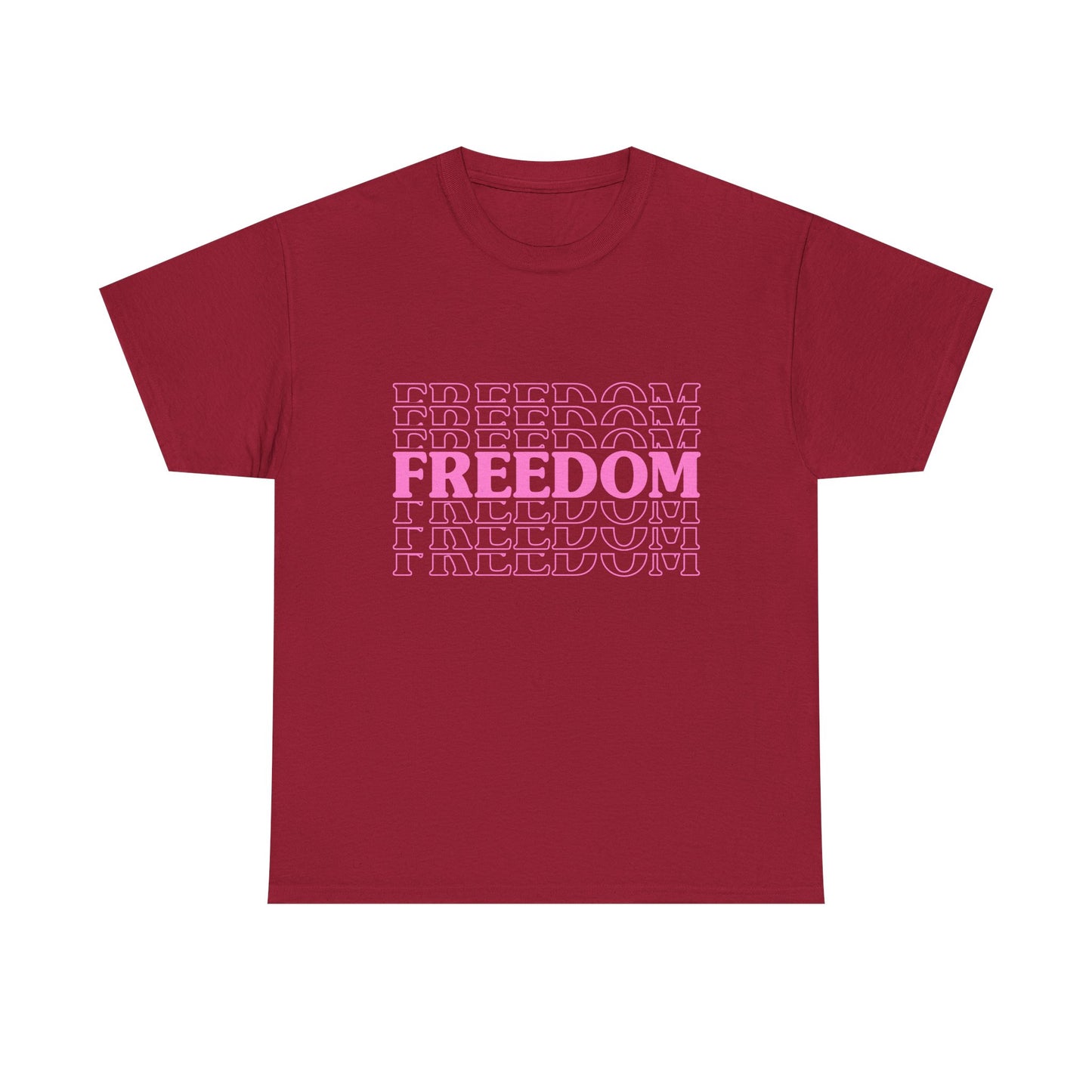 Bold Freedom Graphic Tee, Unisex Heavy Cotton Shirt, Casual Wear, Gift for Freedom Lovers, Statement T-Shirt, Everyday Essentials - 13518