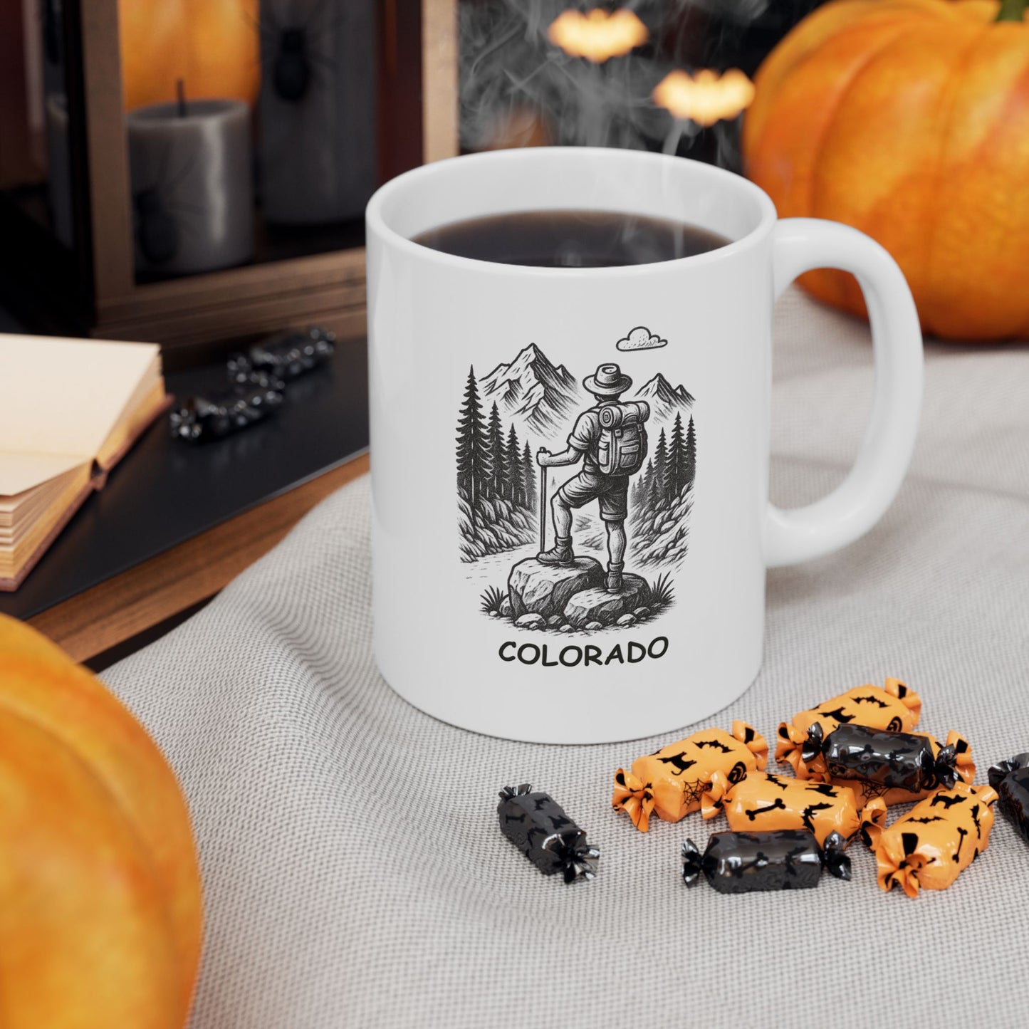 "In Colorado, the air is thin, but our adventures are thick." Ceramic Mug - 13466