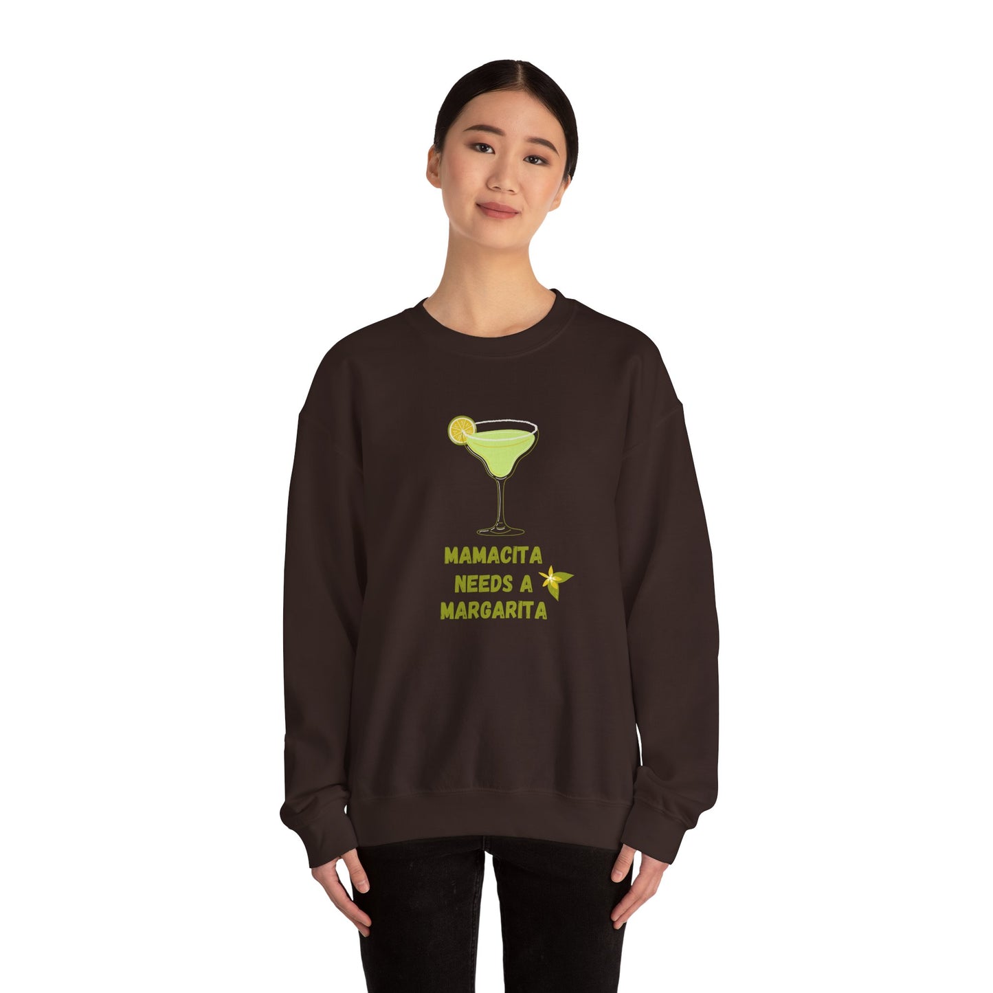 Mamacita Needs a Margarita Sweatshirt | Unisex Heavy Blend™ Crewneck - 11891